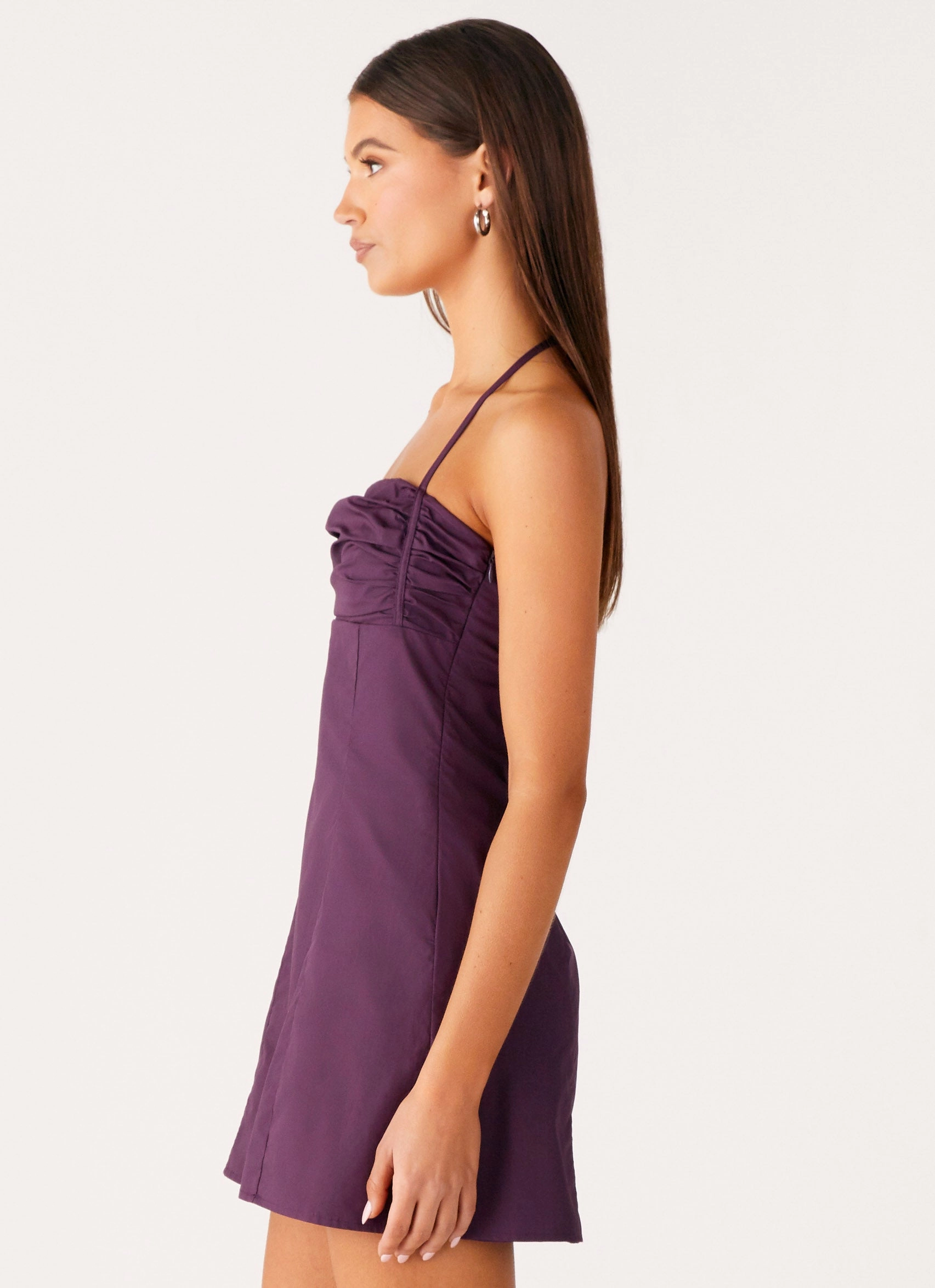 Grace Walk Sonique Mini Dress - Plum