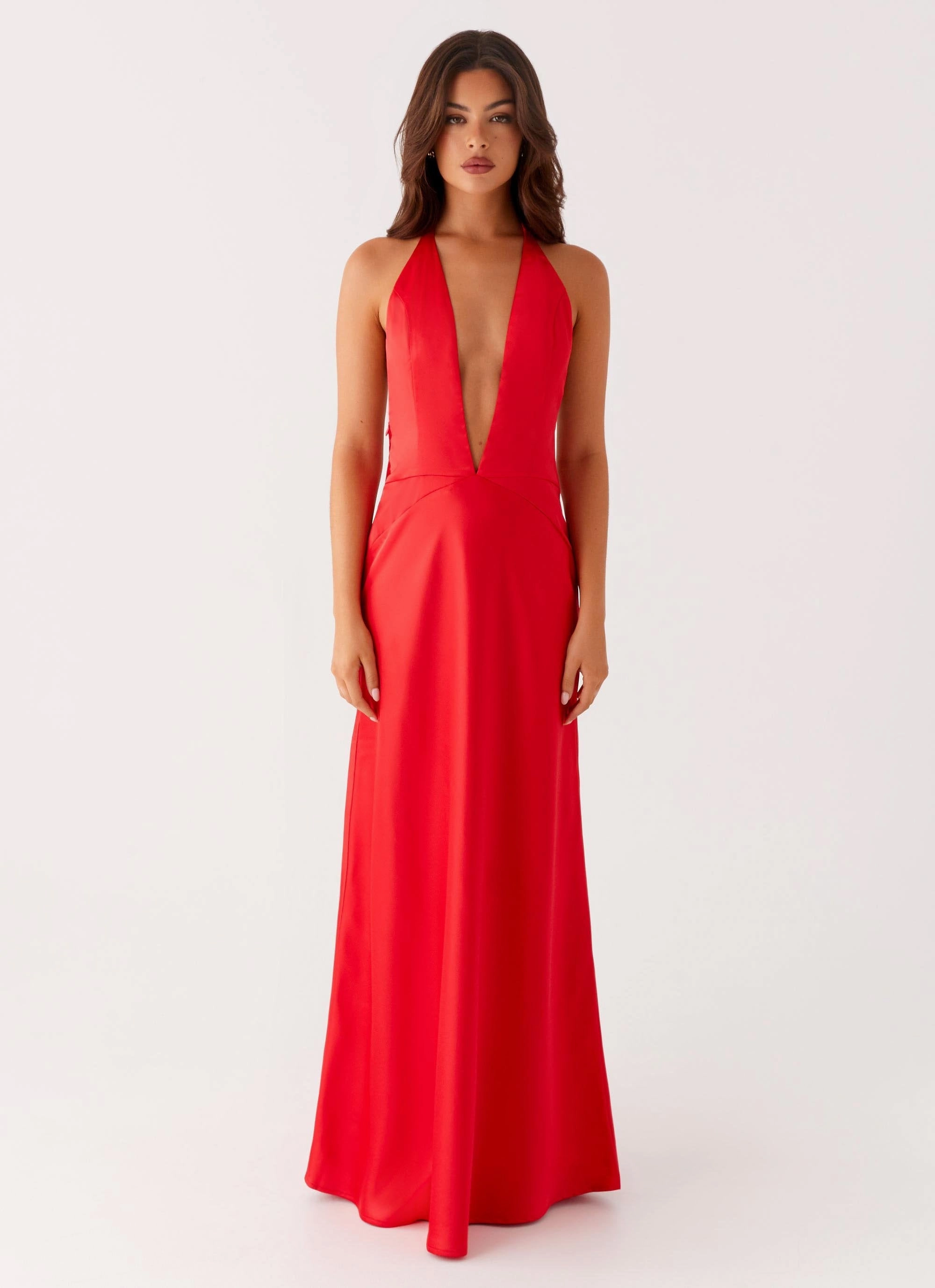 Idol Maxi Dress - Red Relax Tones