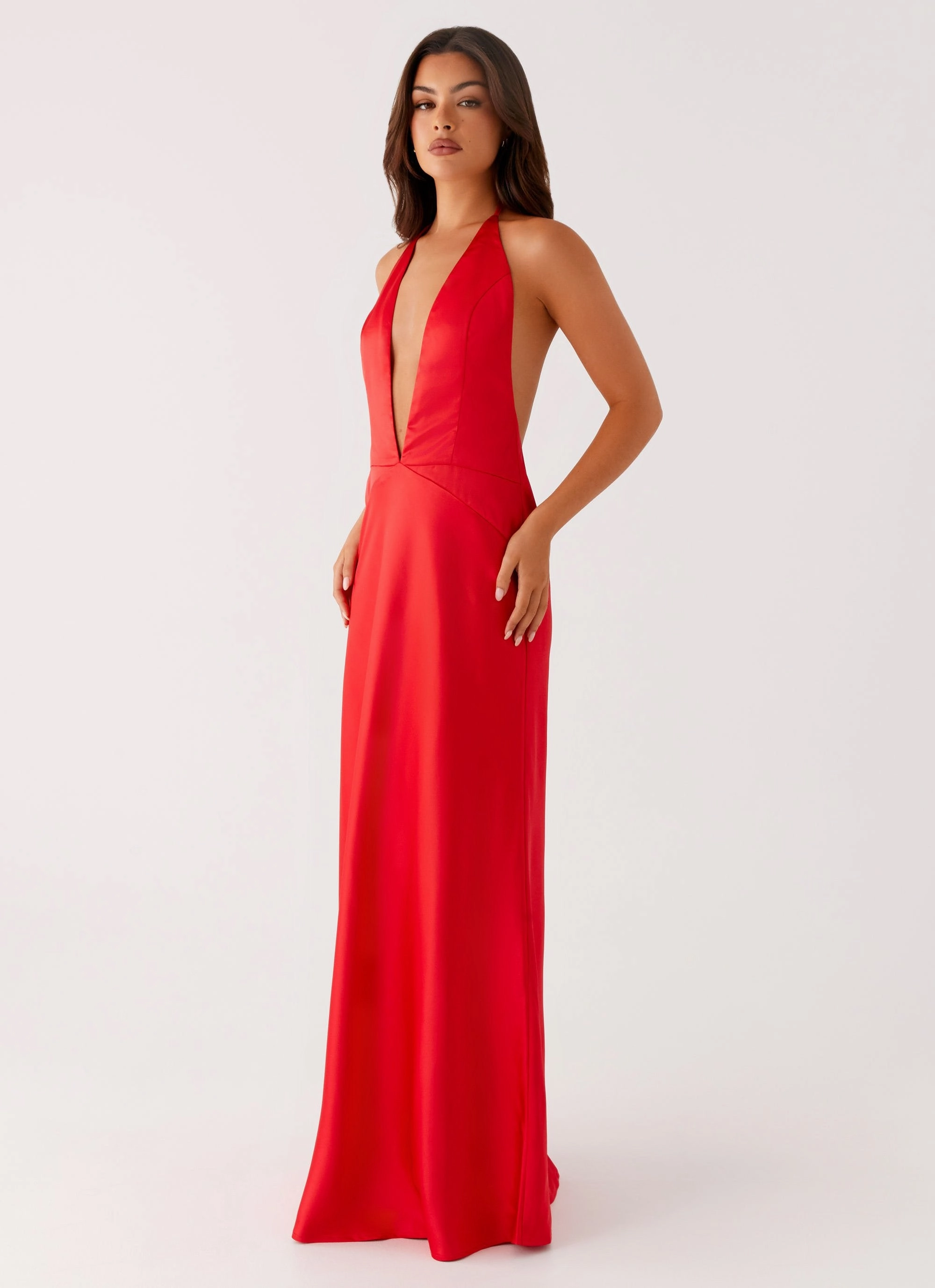 Idol Maxi Dress - Red Flower Grace