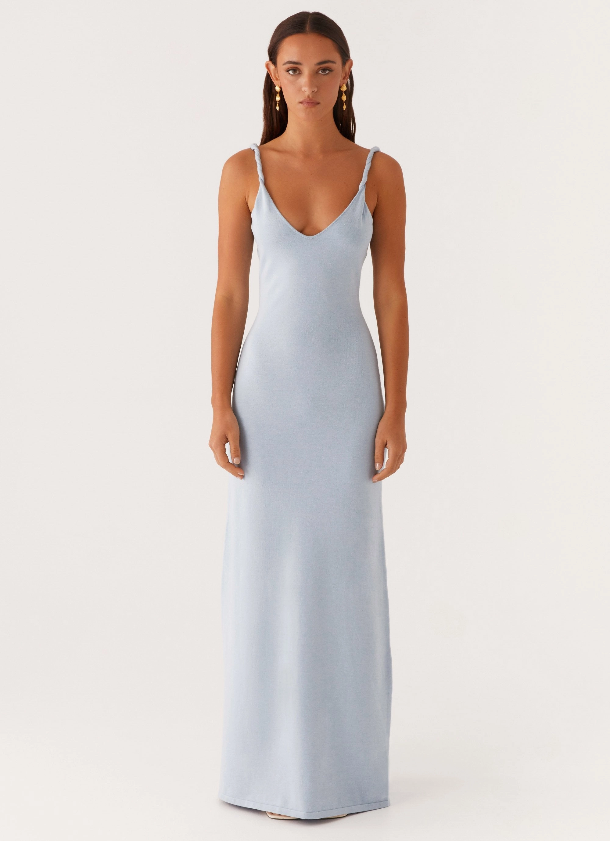 Anastasia Maxi Dress - Blue Trend Appeal Photo Glow