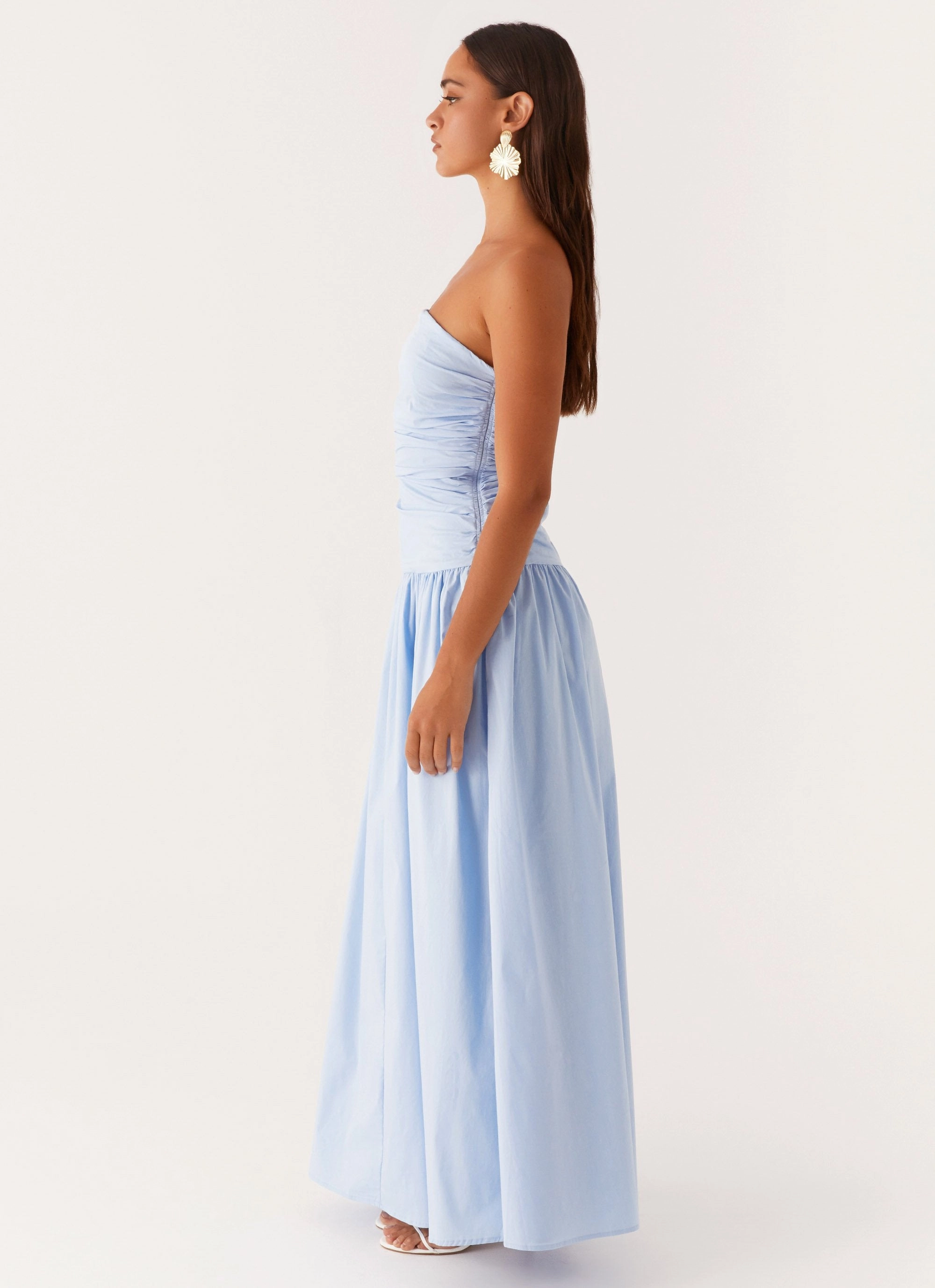 Carmel Maxi Dress - Blue Modern Layers