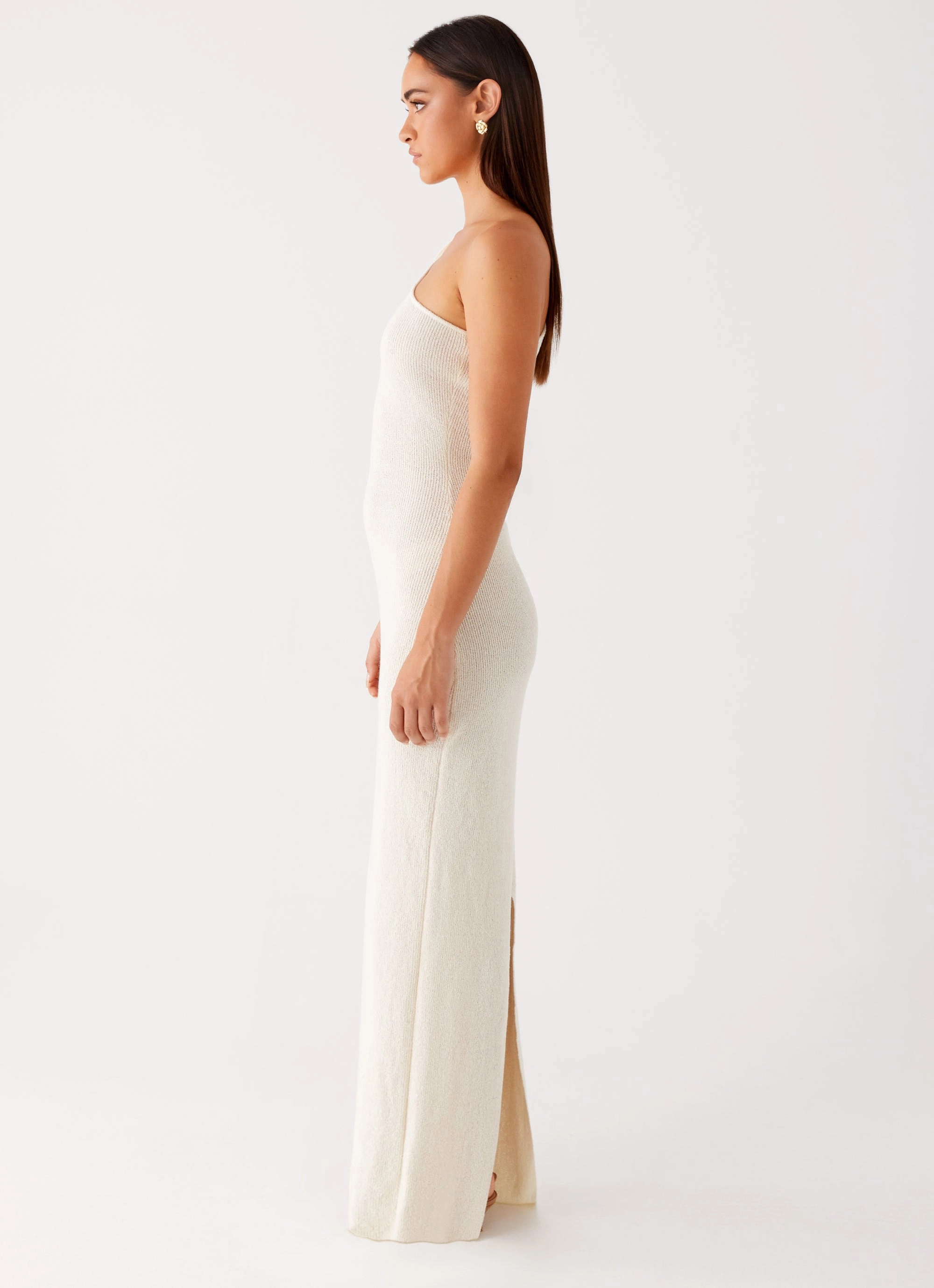 Modern Layering Easton Knit Maxi Dress - White