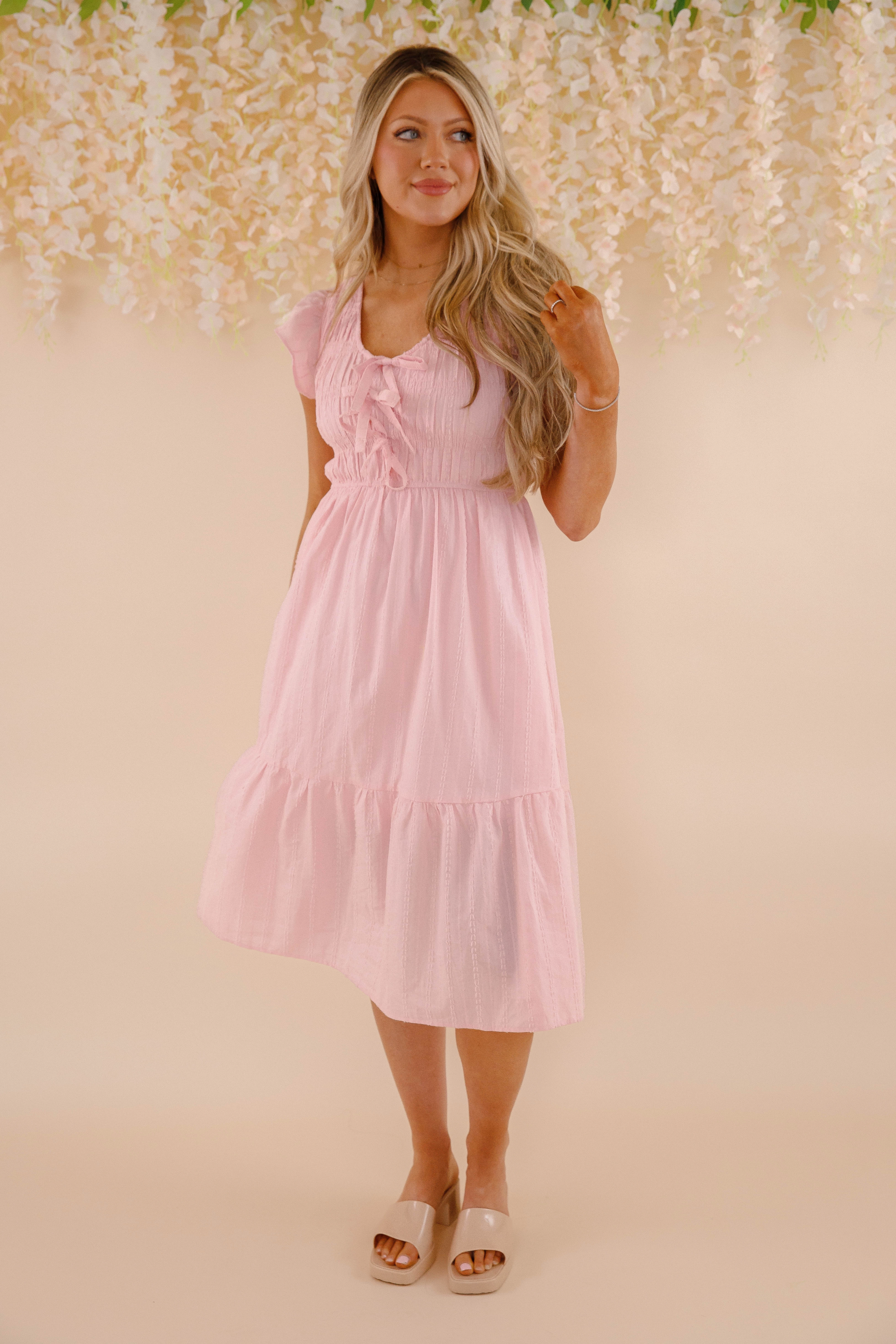 RESTOCK: All The Right Feelings Midi Dress Classic Touch