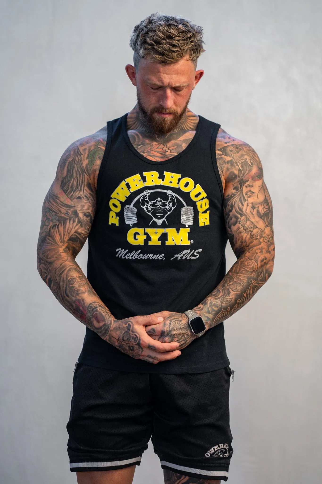 Singlet Black/Yellow