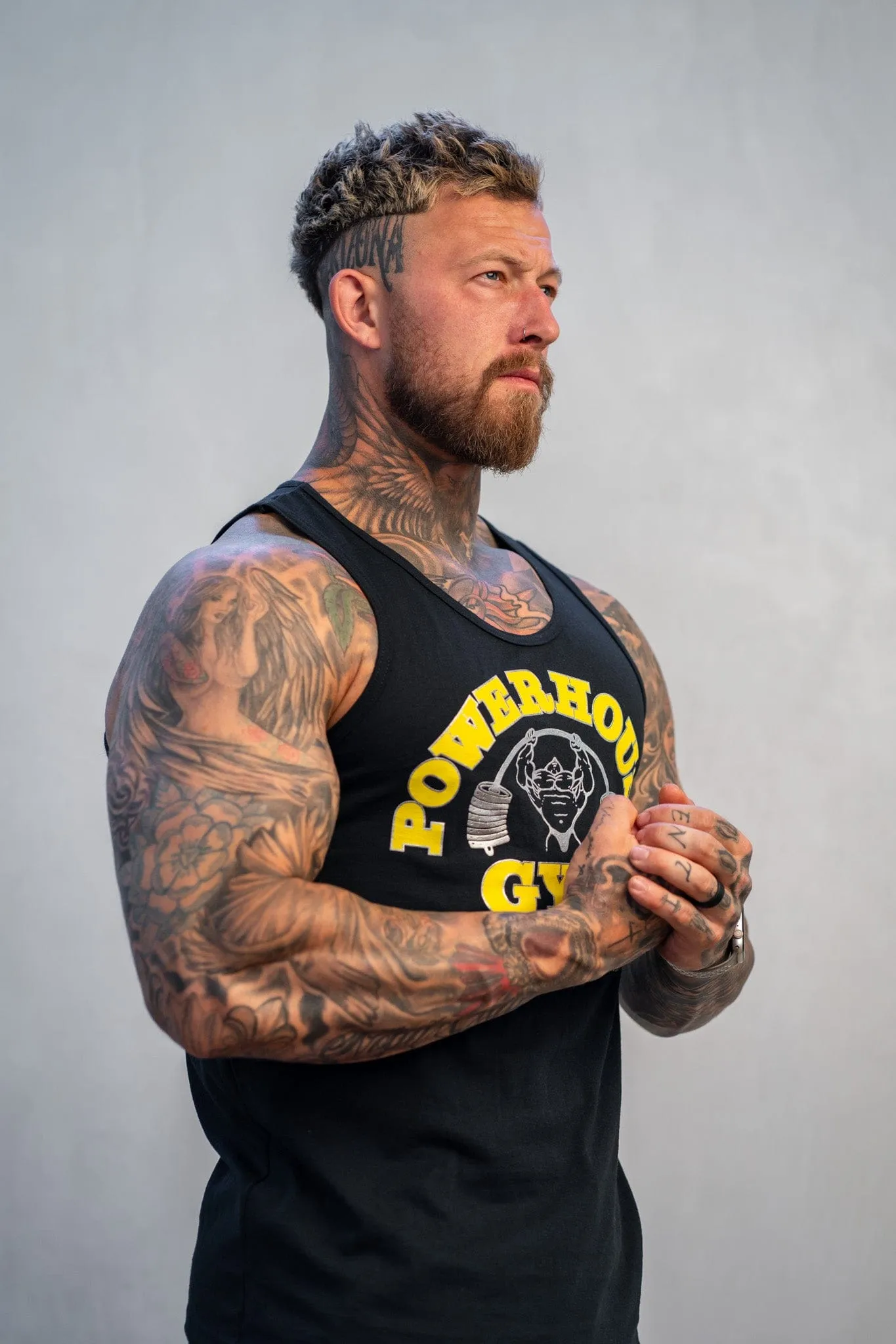 Singlet Black/Yellow