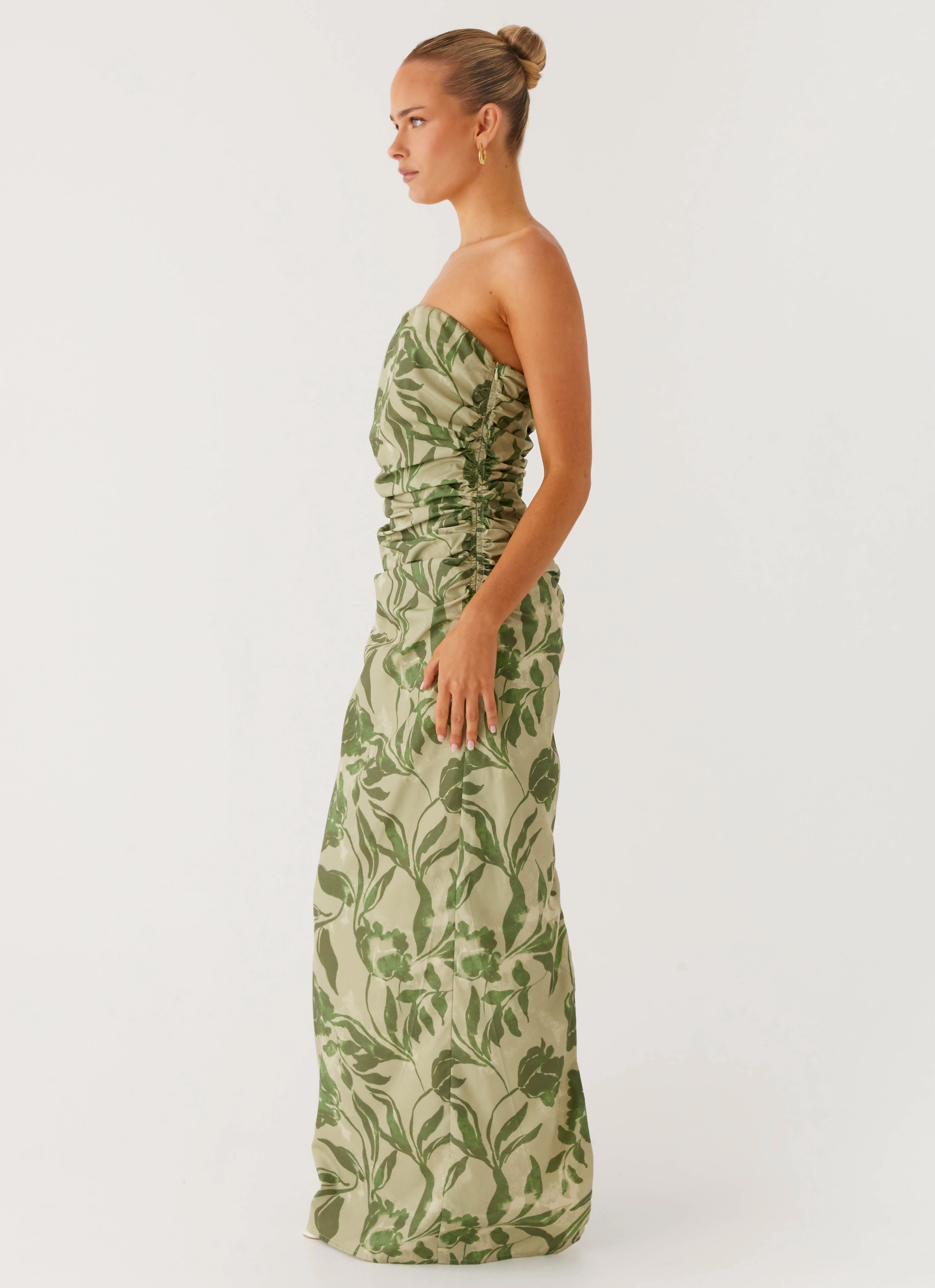 Sirrah Maxi Dress - Jade Fern Comfort Layer Wear Elegant Simplicity