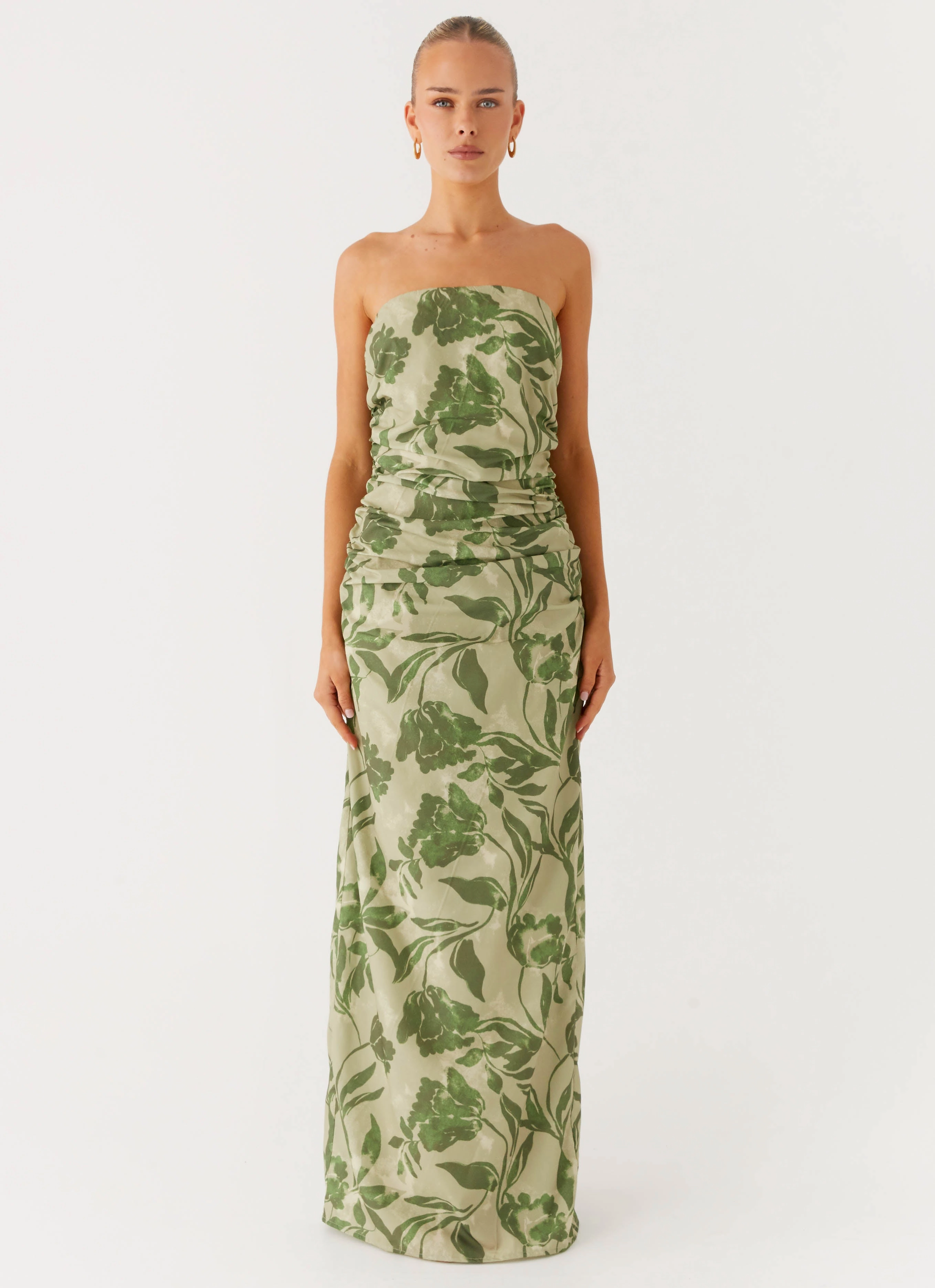 Fashionable Style Sirrah Maxi Dress - Jade Fern