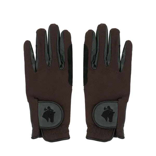 Sixteen Cypress Leather & Mesh Riding Gloves