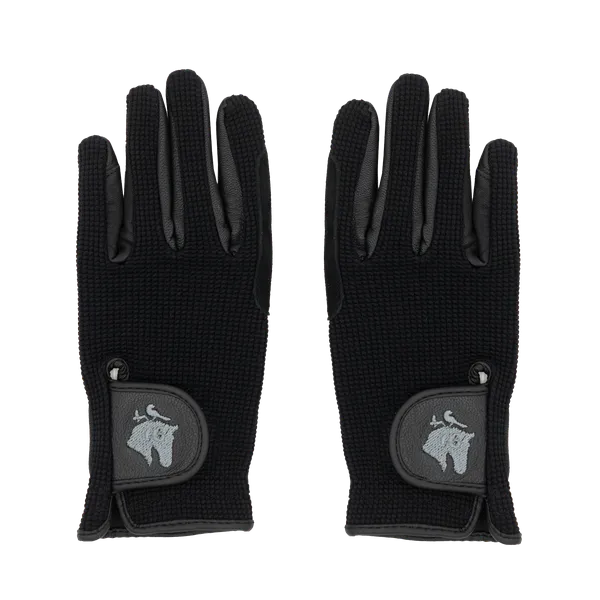 Sixteen Cypress Leather & Mesh Riding Gloves