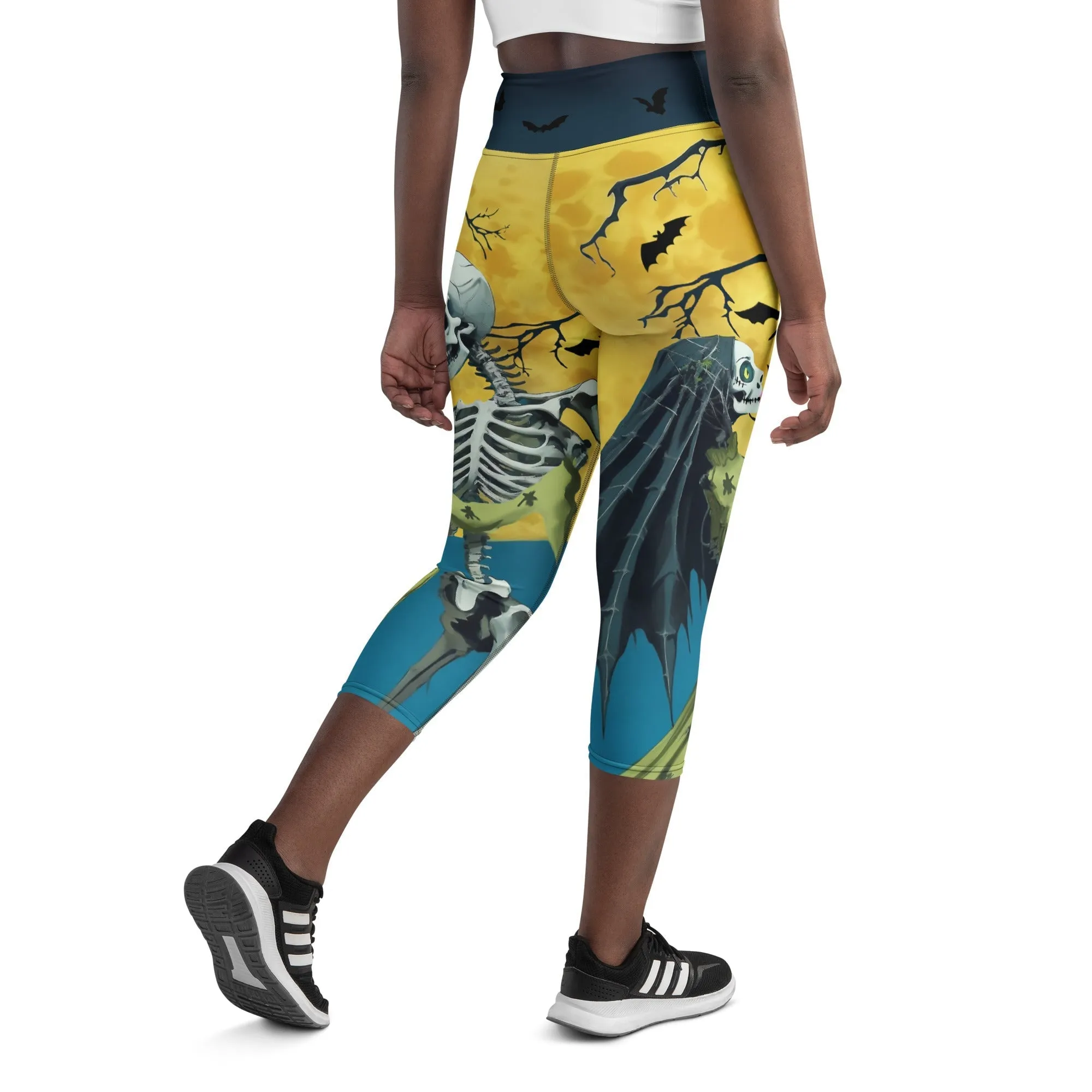 Skeleton and Zombie Yoga Capris