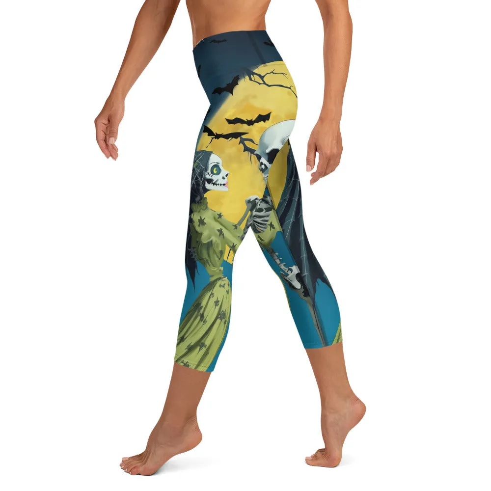 Skeleton and Zombie Yoga Capris