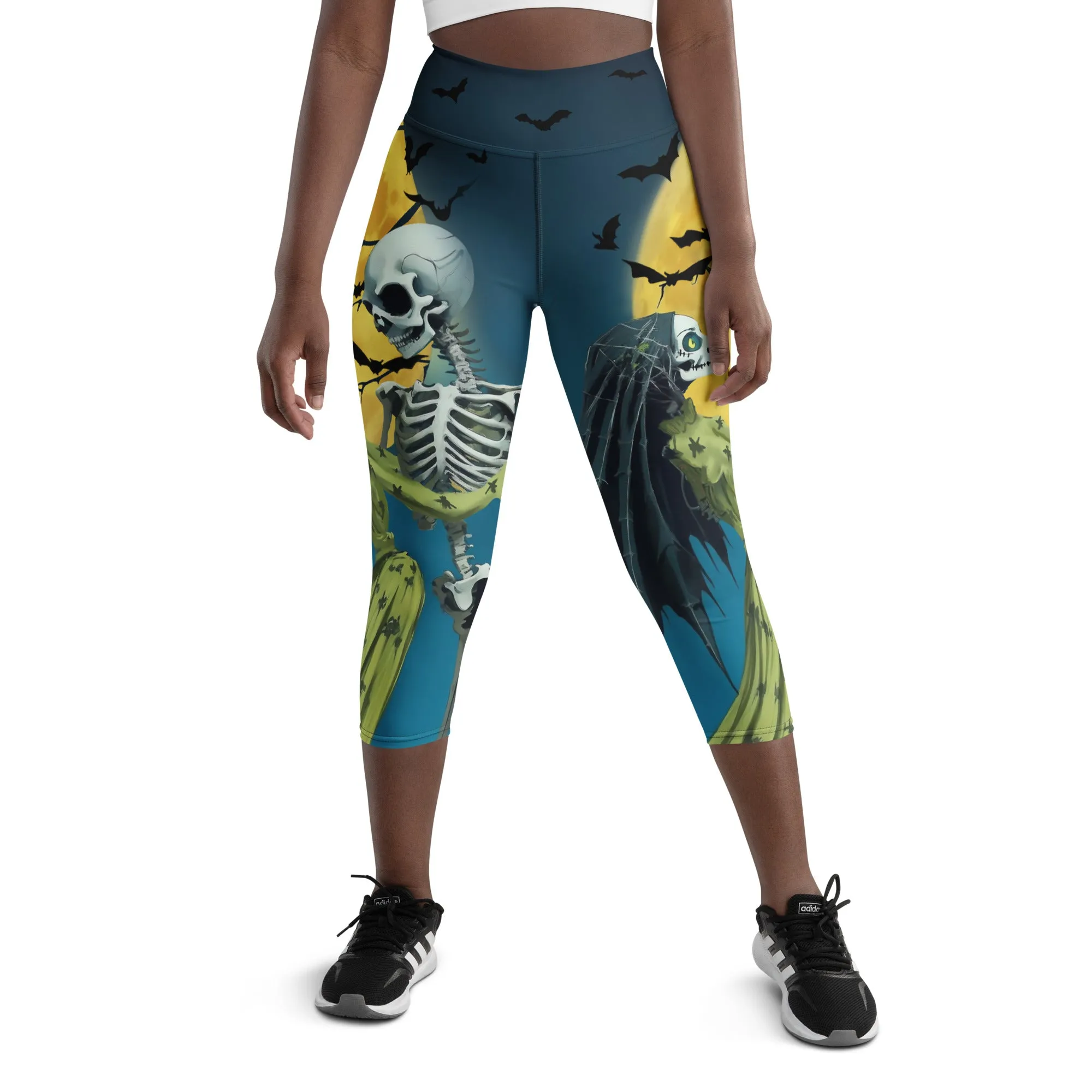 Skeleton and Zombie Yoga Capris