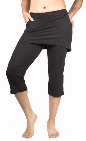 Skirted Yoga Pants Sport Ready Fit Quick Access Zippers