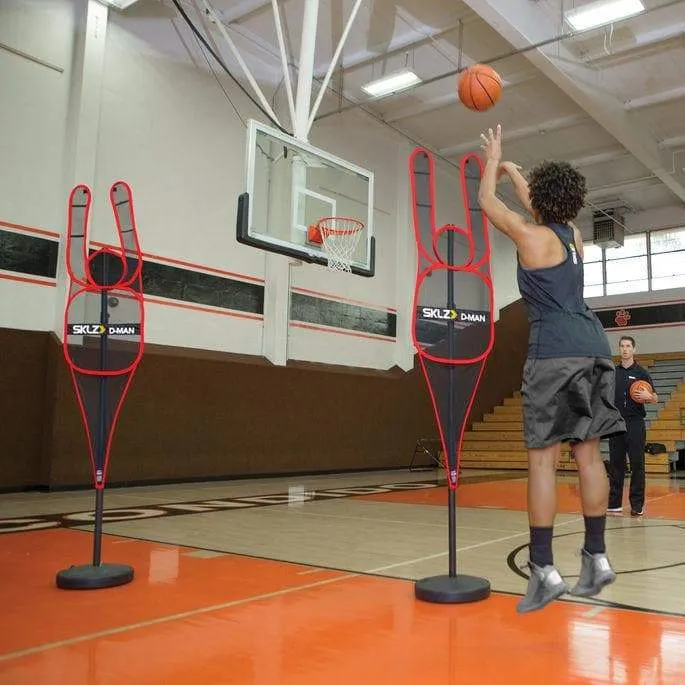 SKLZ D-Man Basketball Training - Defensive Mannequin (Orange, Blue, Red)