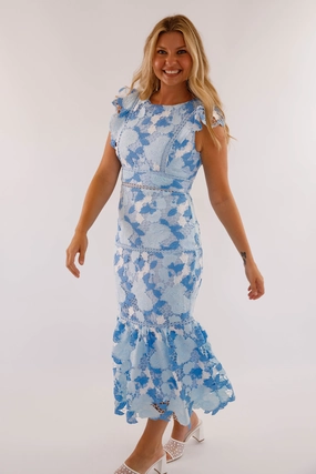 Comfortable Waist Design Formal Choice Poised Performance Maxi Dress
