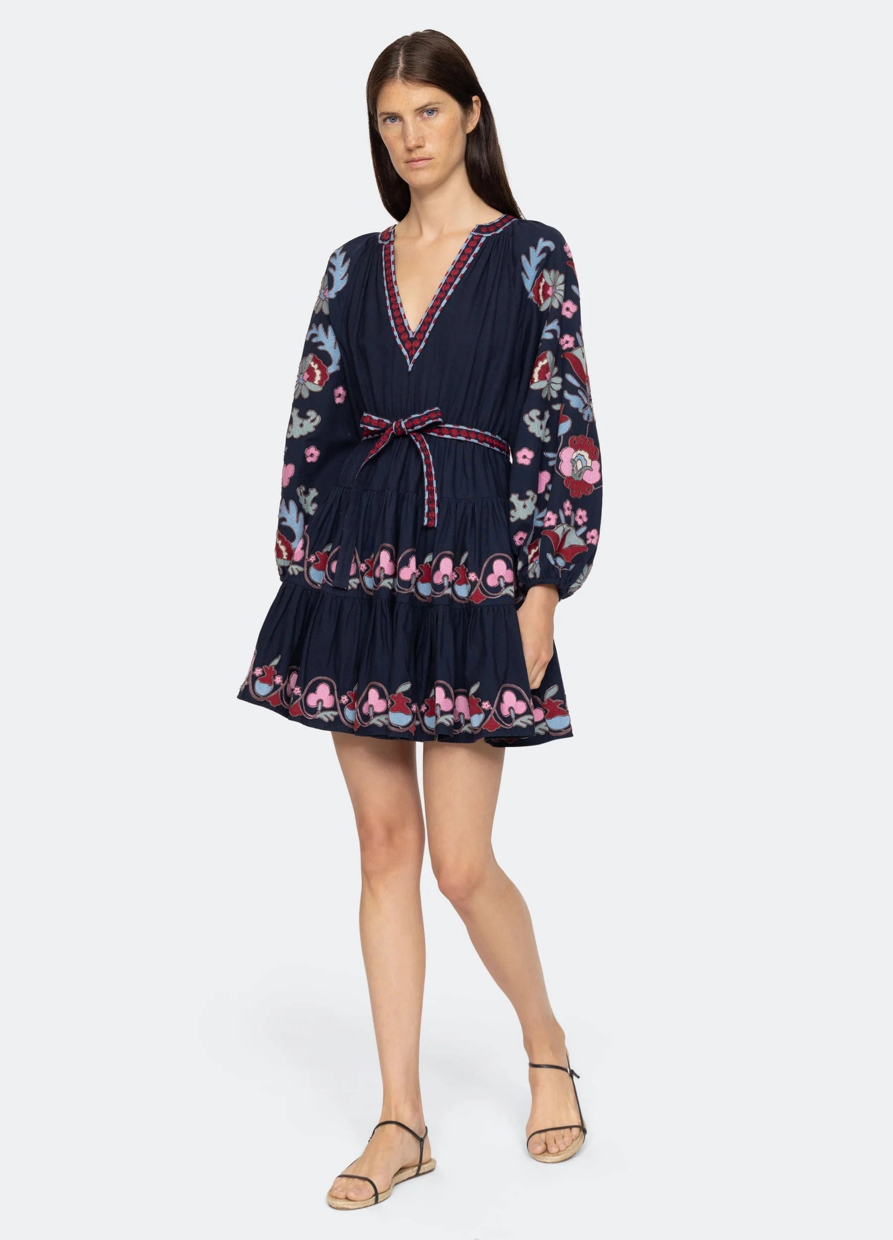 Sea NY Eclisse Tunic Dress Texture Flow Tailored Fit