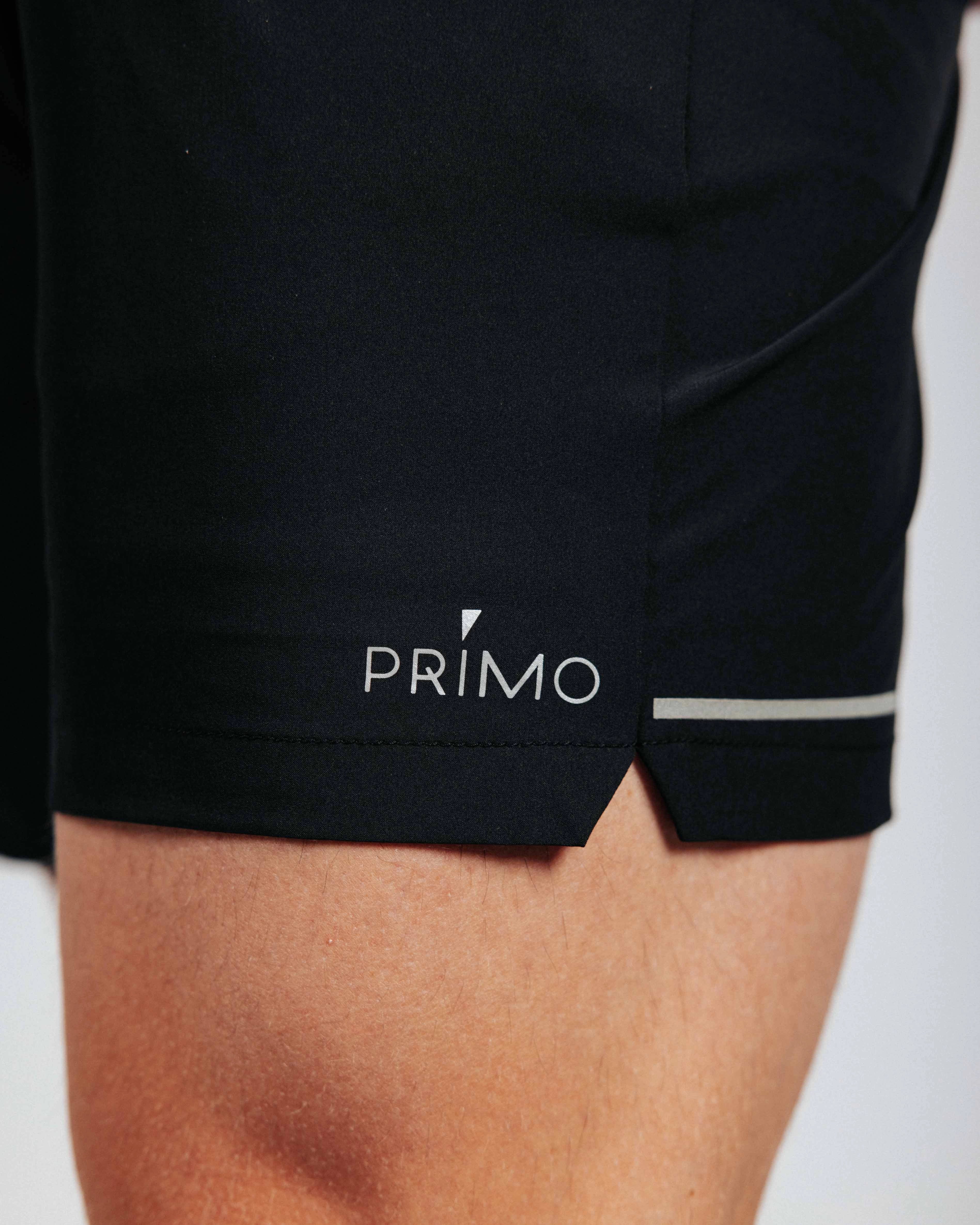 Men's Black Active Shorts w/Liner Breathable Performance Wear