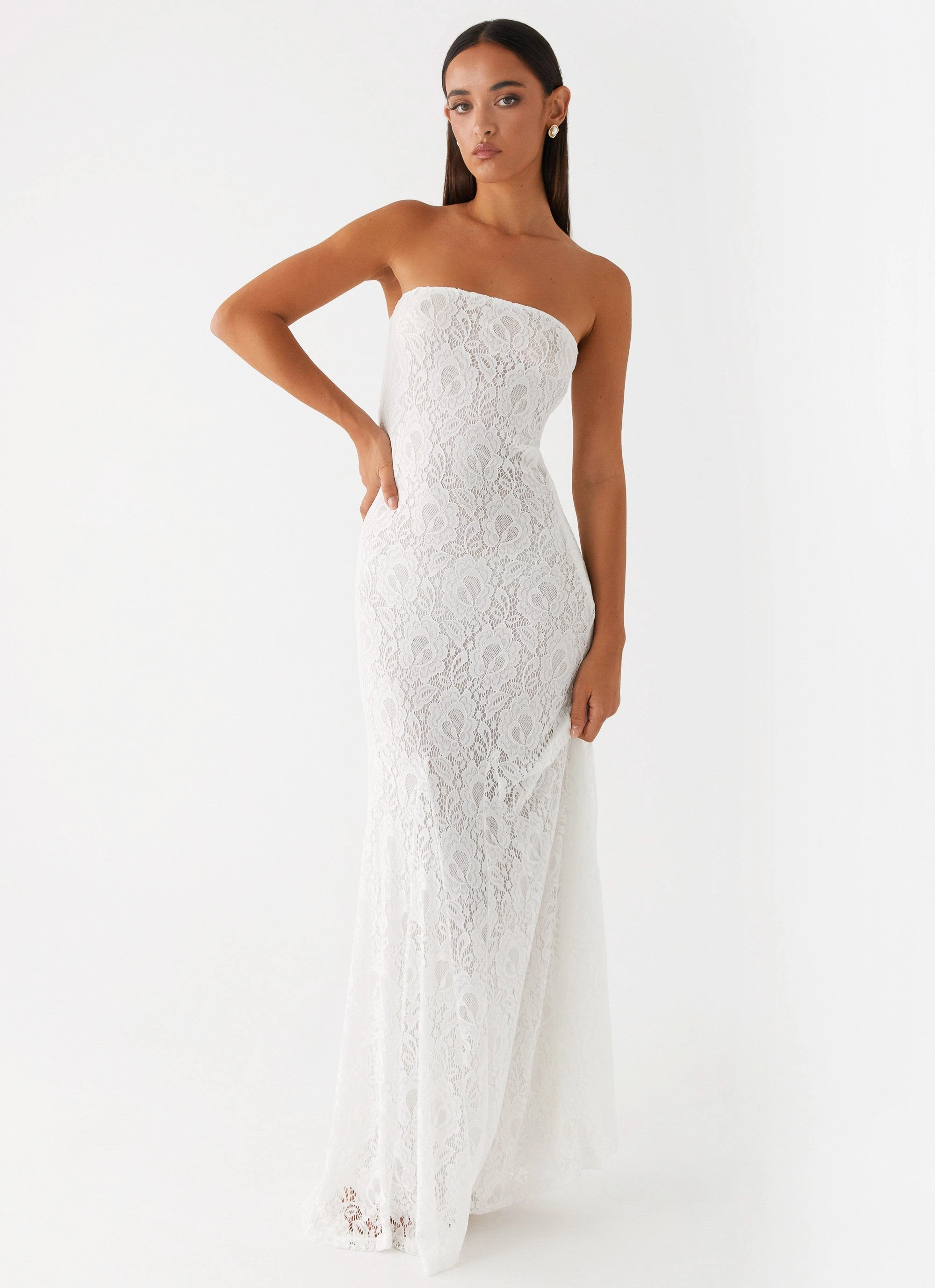 Lolita Lace Maxi Dress - Ivory Fair-Trade