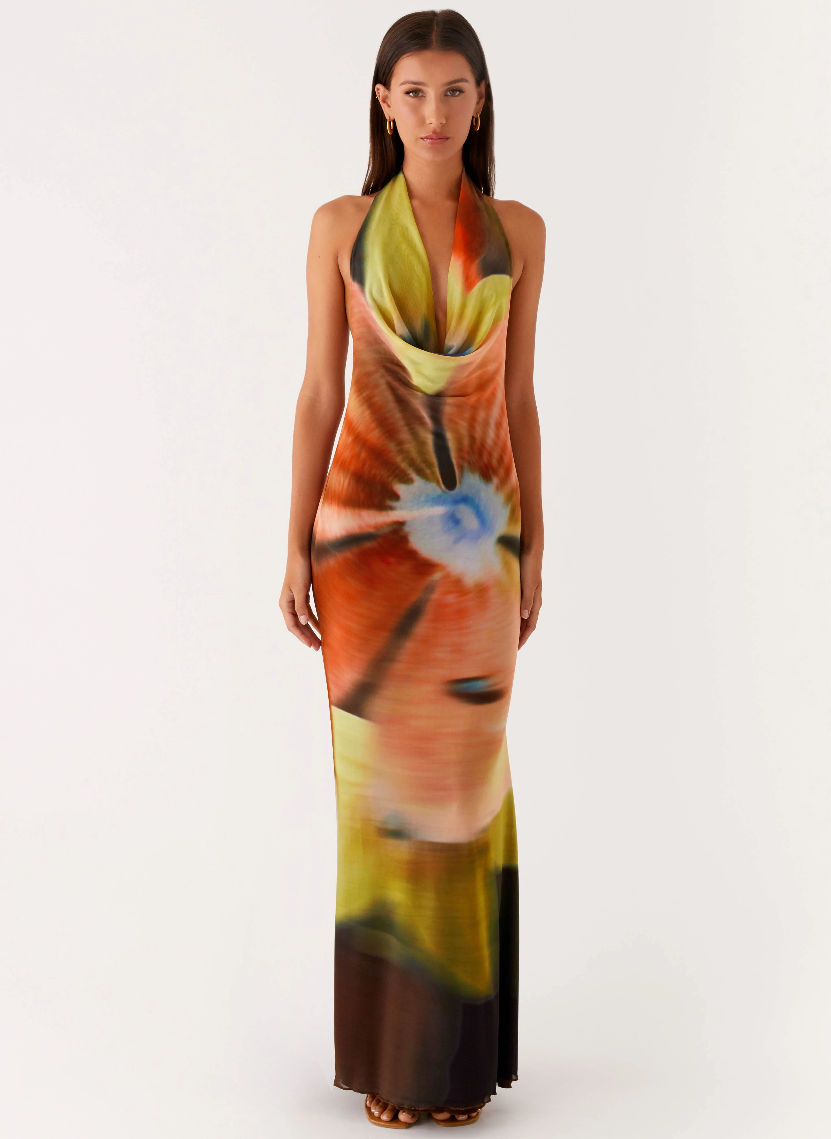Raellia Maxi Dress - Moody Floral Work Pairing