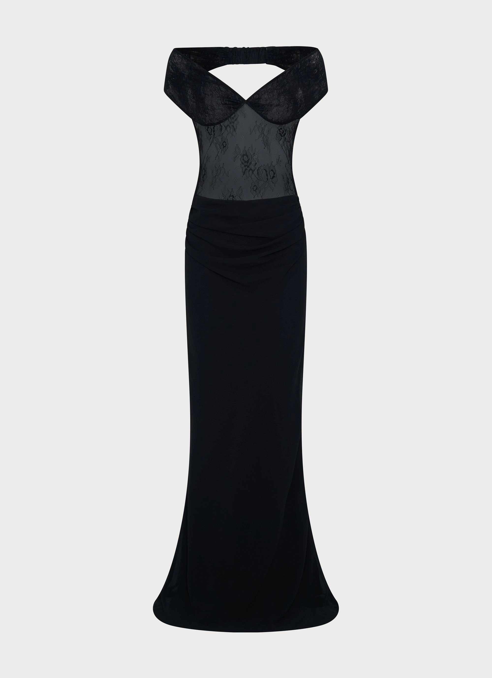 Elle Maxi Dress - Black Color Glow
