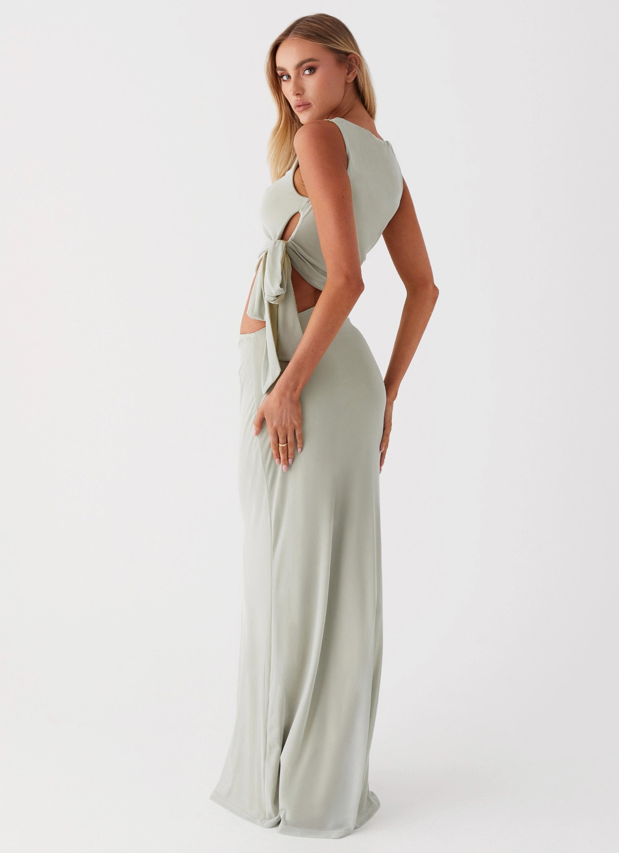 Light and Breezy Mix-And-Match Sidney Maxi Dress - Sage