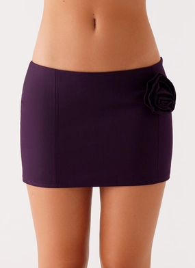 Stretch Ready Campbell Mini Skirt - Plum
