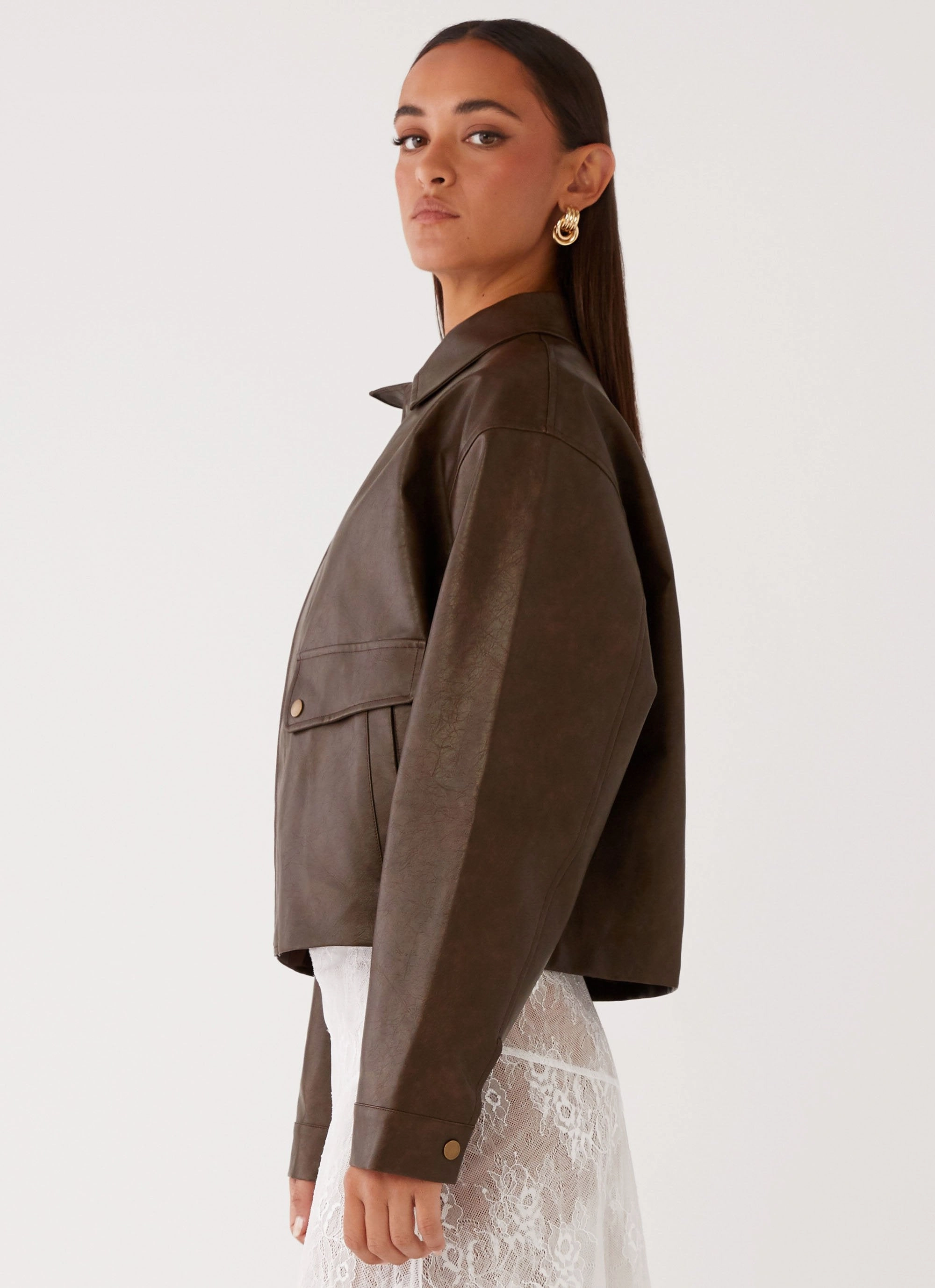EasyClean Coating FlexibleHoodDesign Sloane Jacket - Brown