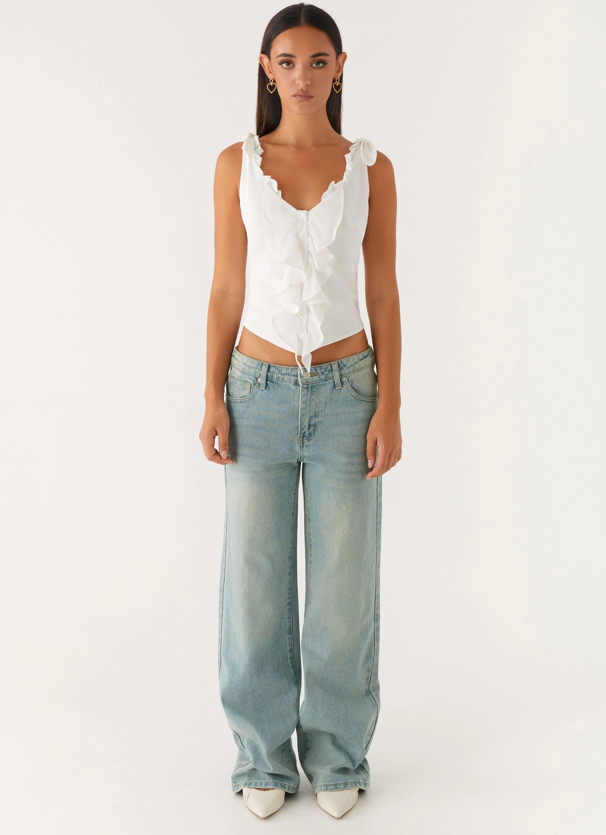 Ellery Top - White Comfy Cardigan