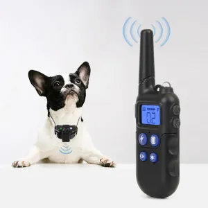 Smart Waterproof Dog Training Collar with Walkie-Talkie Function