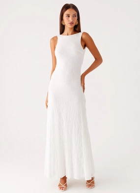 Embrace The Sun Maxi Dress - White Clean Chic