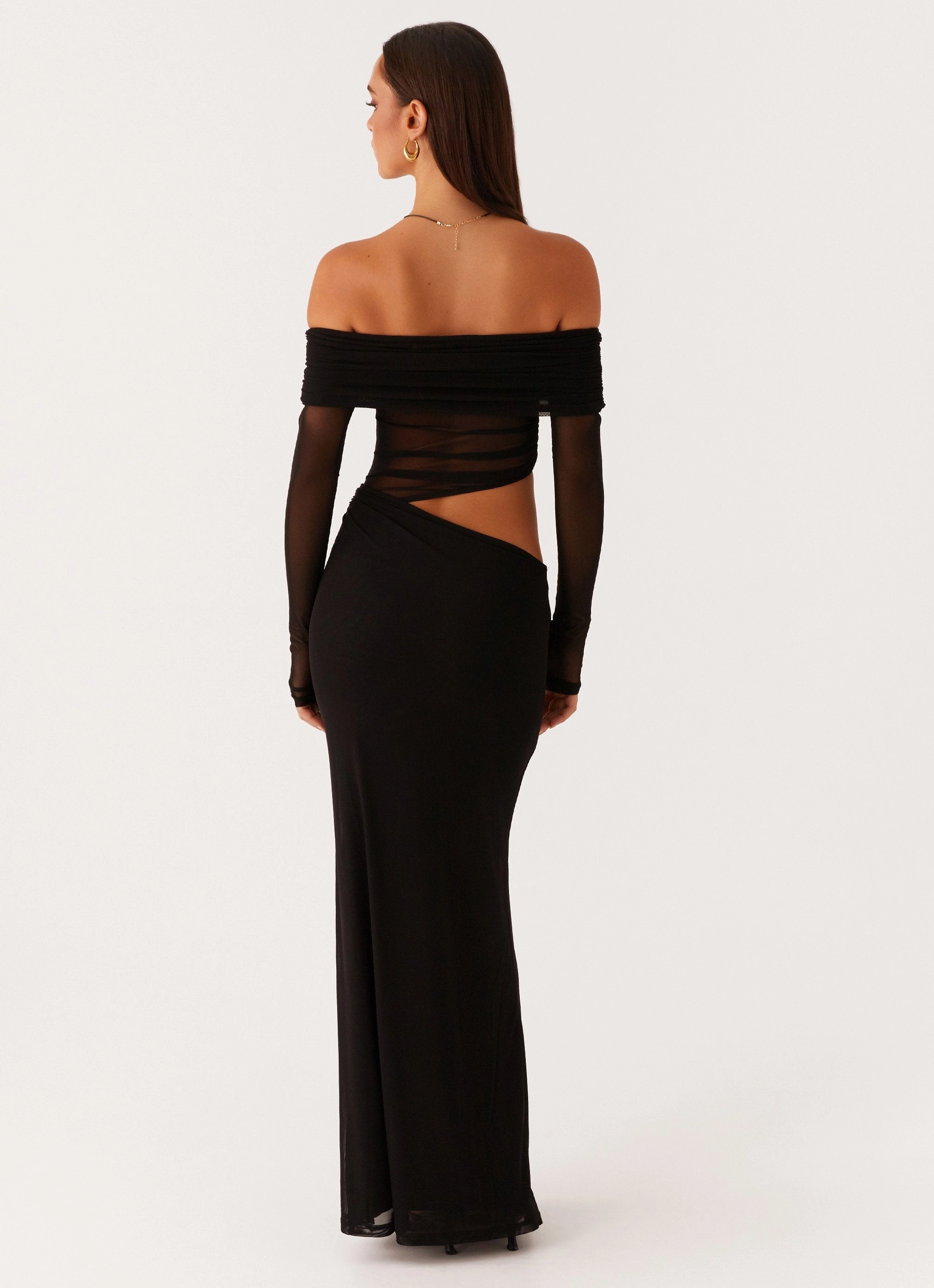 Emery Maxi Dress - Black Romantic Vibes