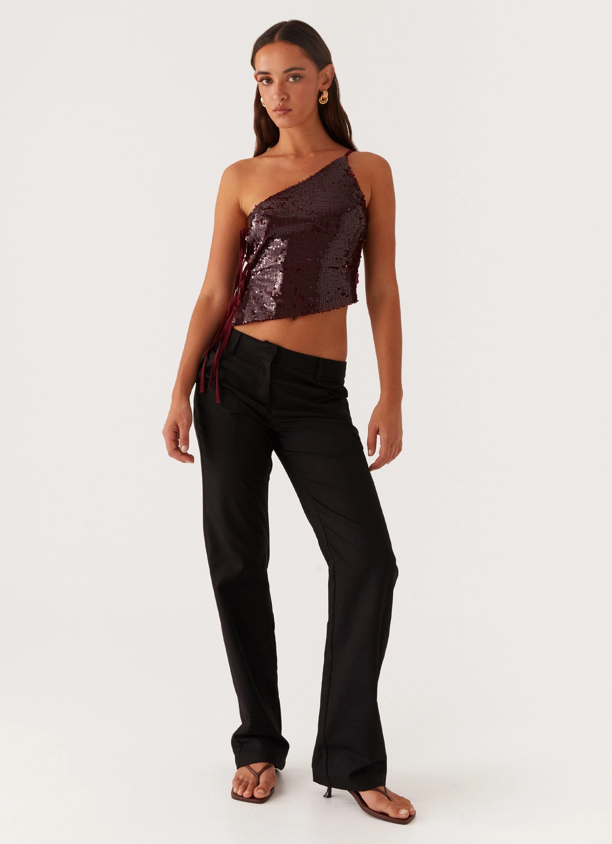 Britley Fitted Trouser - Black Stylish Comfort Perfectly Relaxed