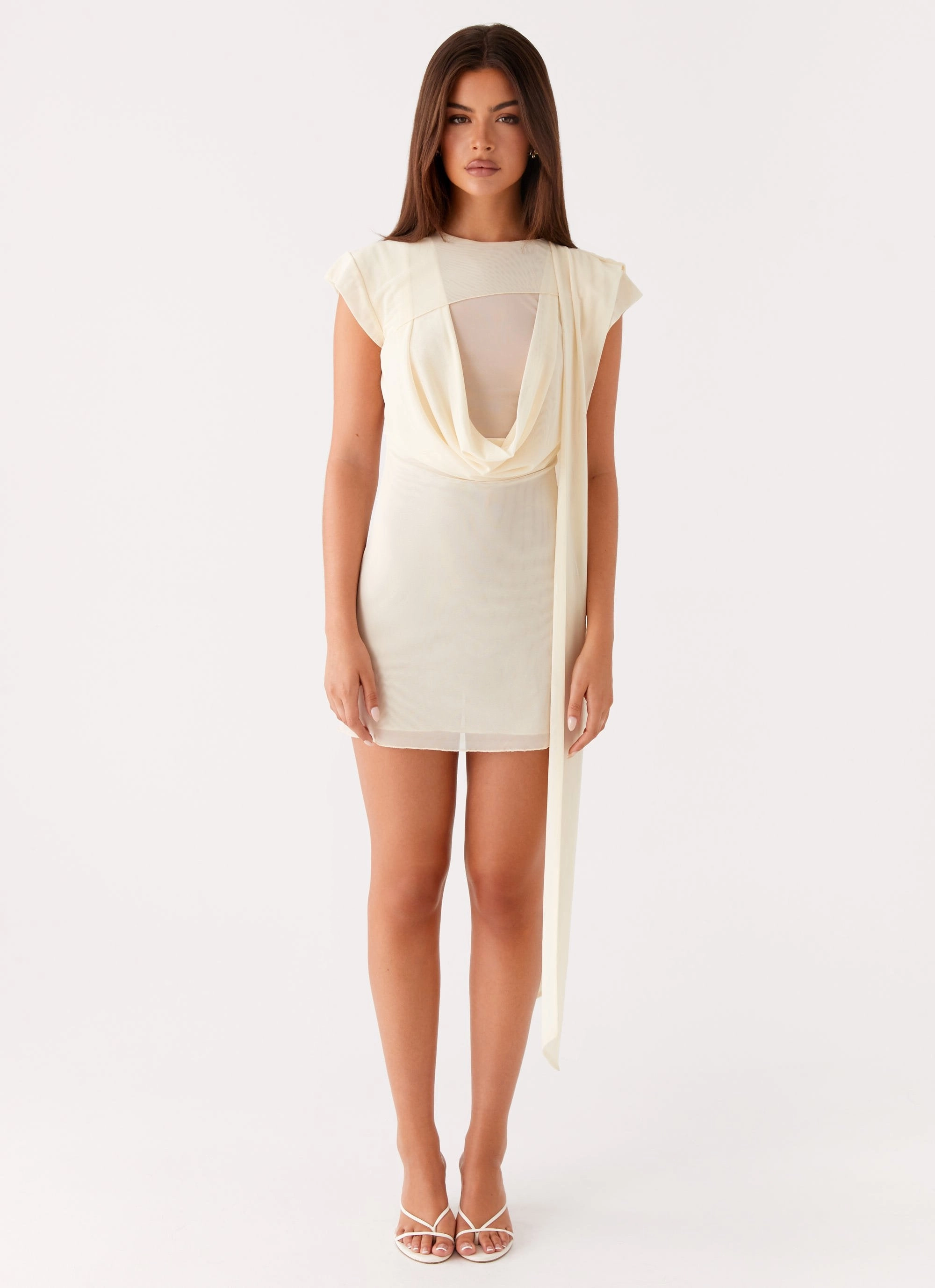 New Spirit Smart Layer Wear Felipe Mini Dress - Yellow
