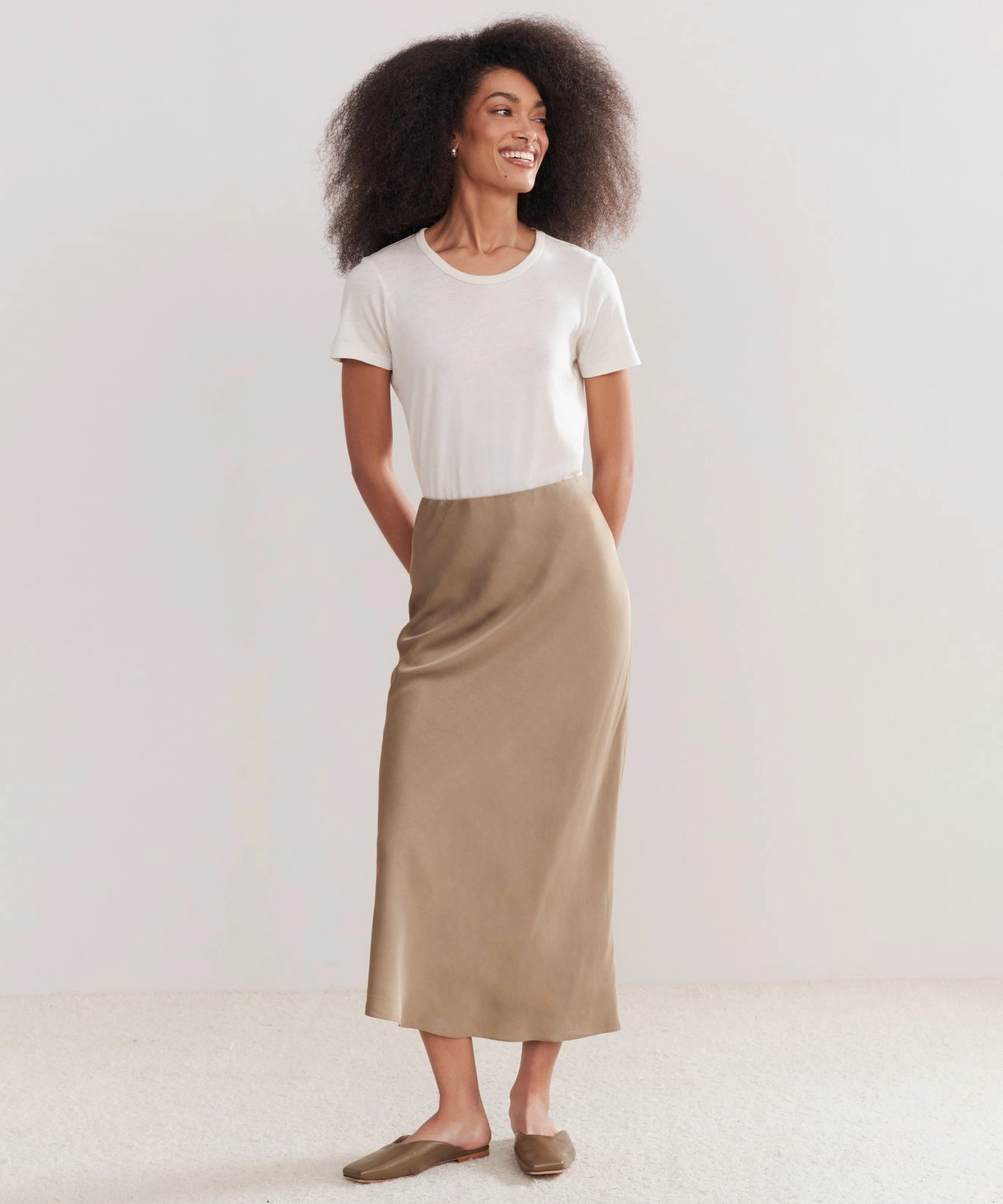 Chic Design Wear Sawyer Slip Skirt