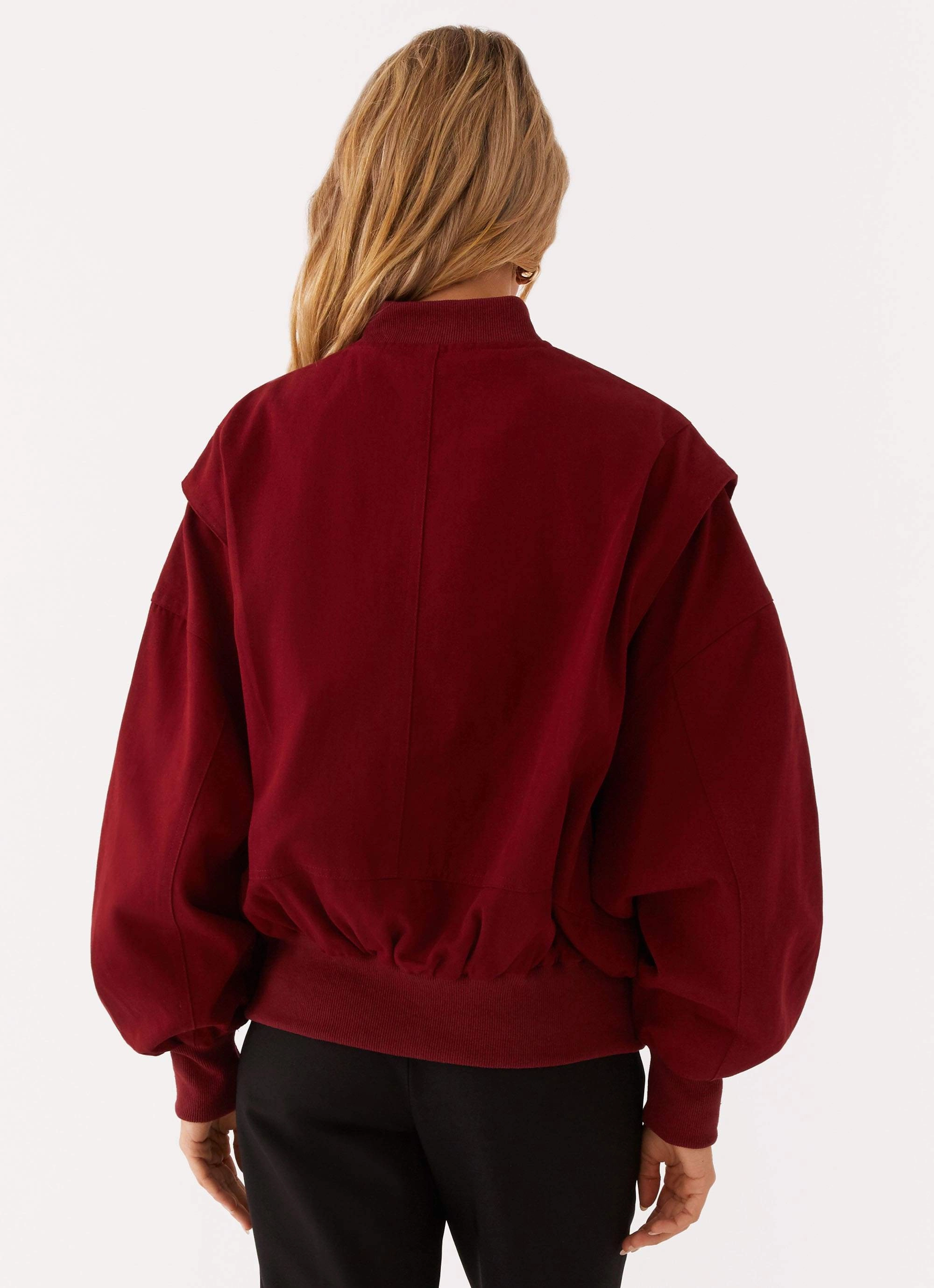AntiPillingFinish Alabama Bomber Jacket - Red