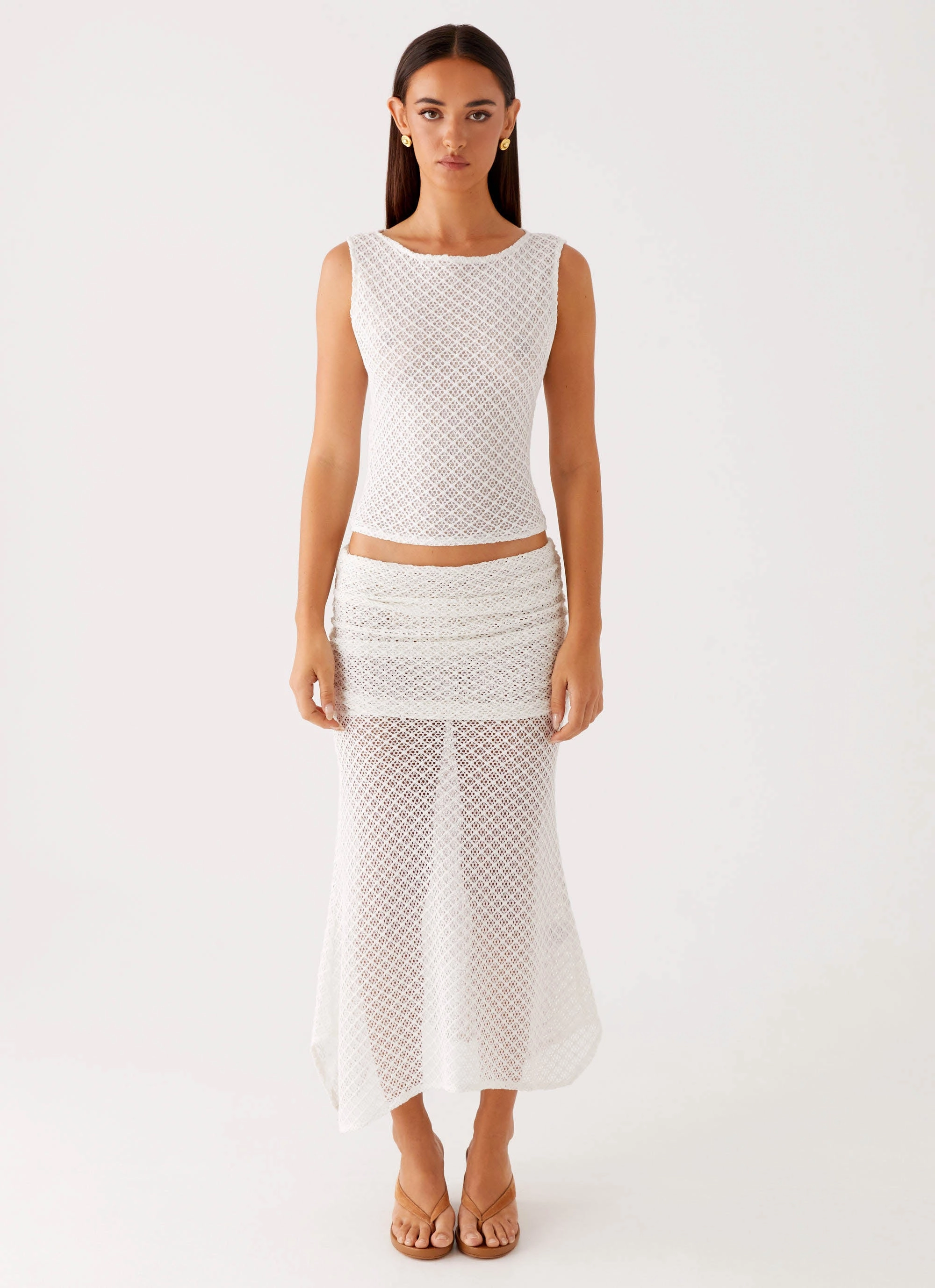 Genesis Top - White Versatile Layering Piece