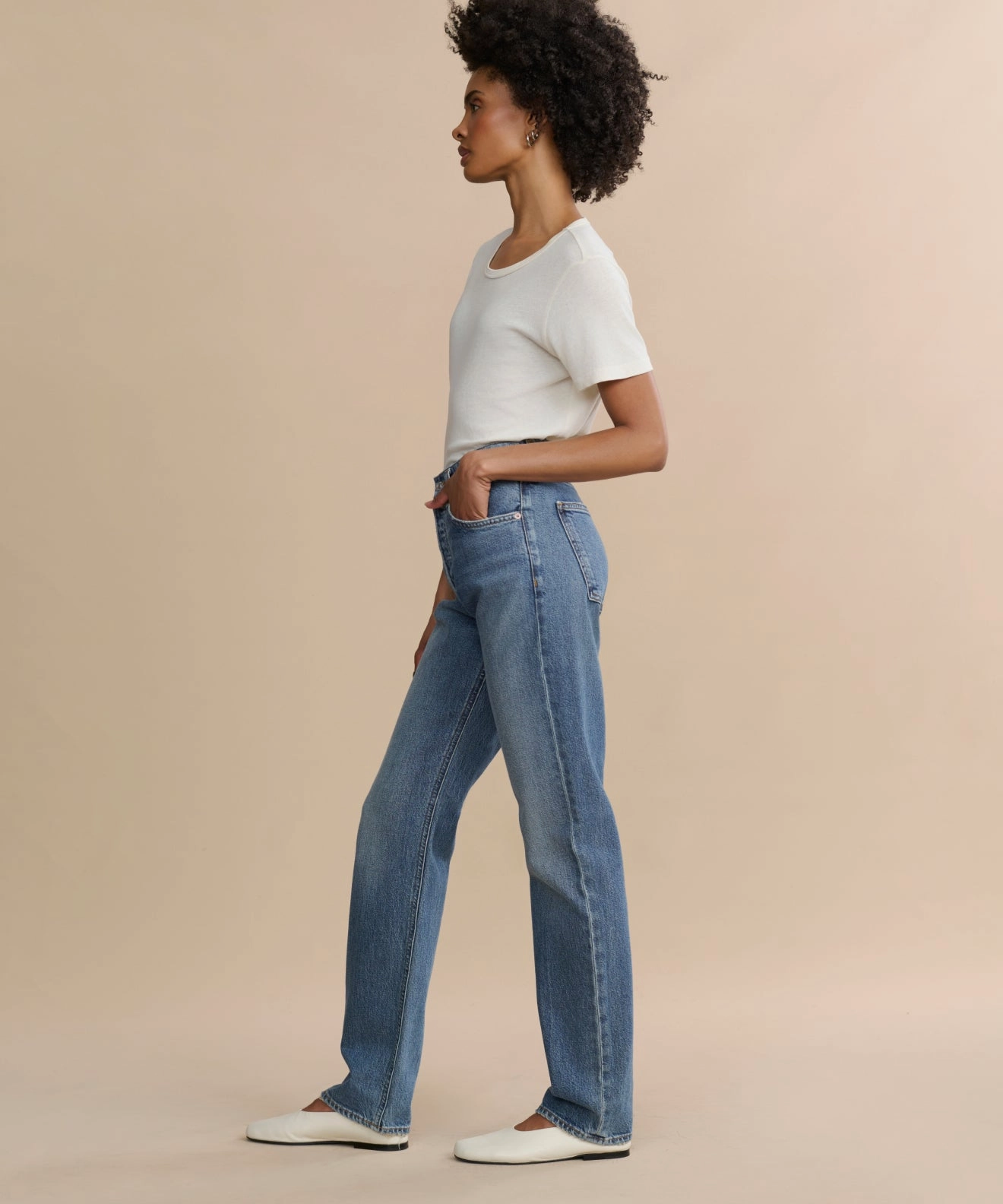 90's Pinch Waist Long Mesh Lined Commuter Ready