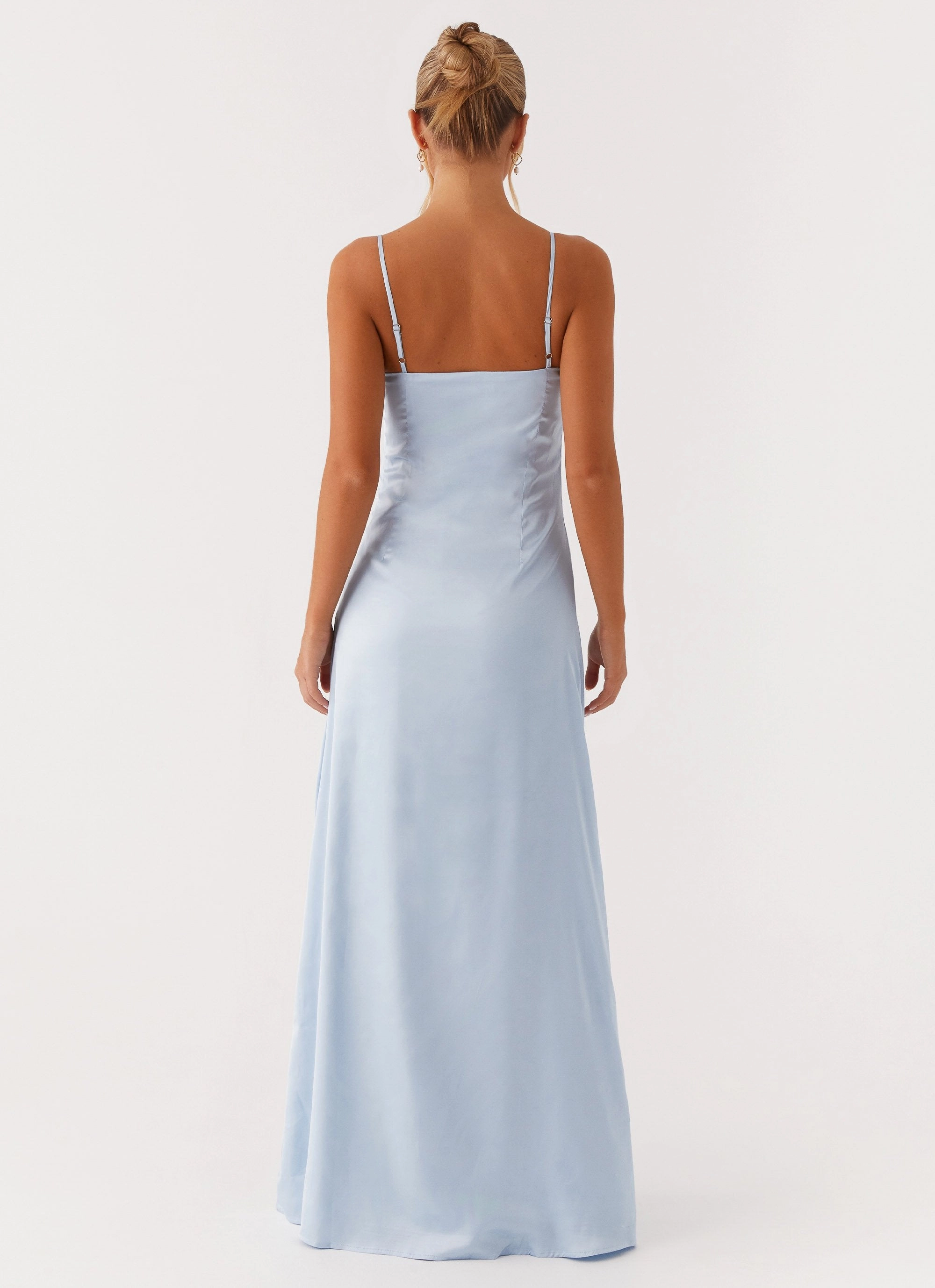 Compressible Aster Bloom Maxi Dress - Blue