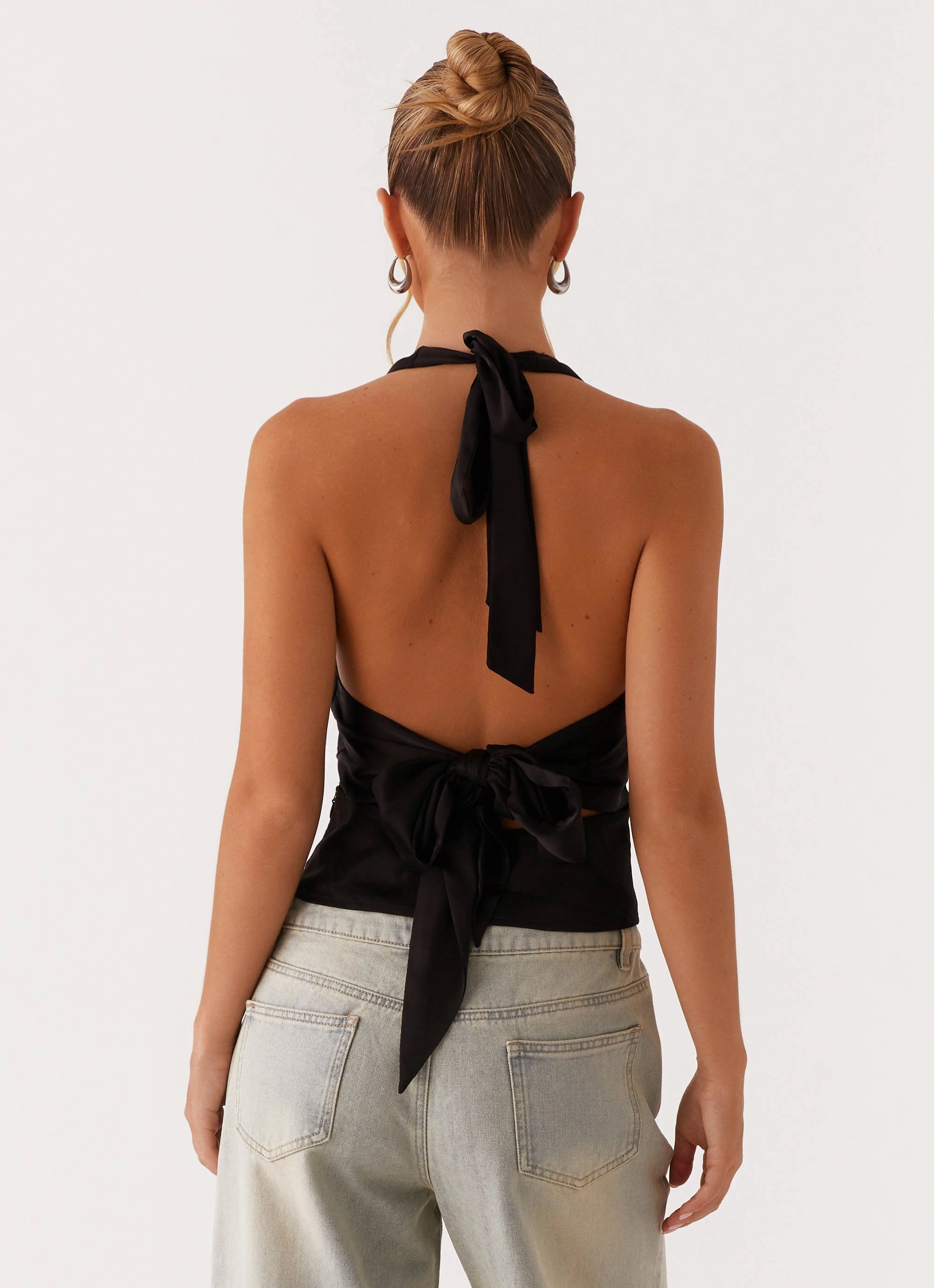 Breathable mesh Cool Weather Heavy Hearted Top - Black