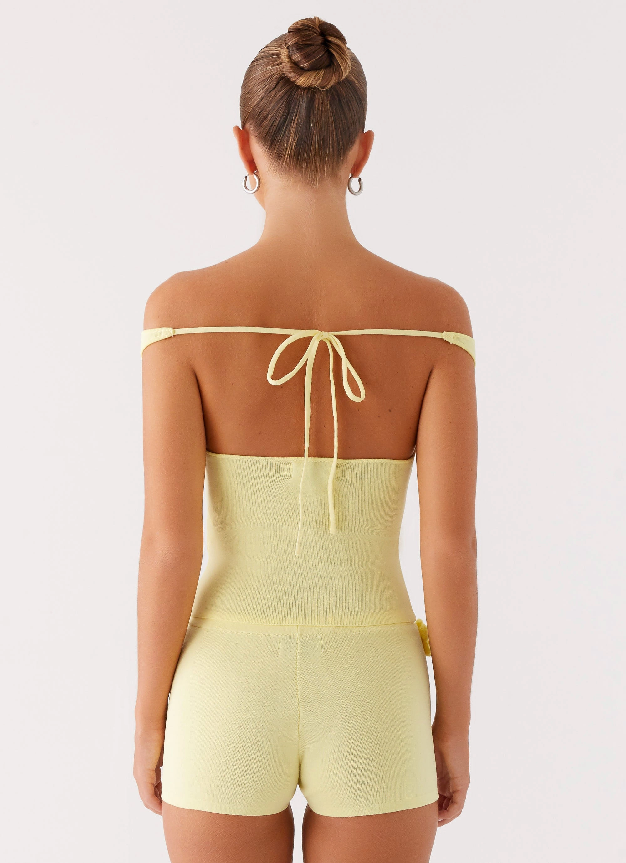 Chic Look Sustainable Textile Aliah Knit Top - Yellow