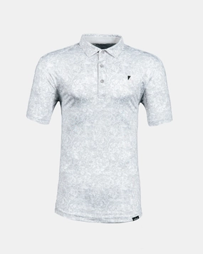 Snow Camo Classic Polo Colorfast Dye Method TearResistantWeave