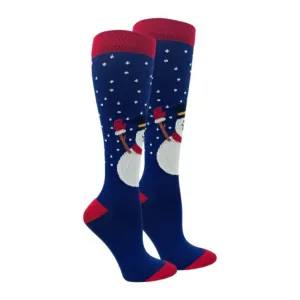 Snowman Compression Socks