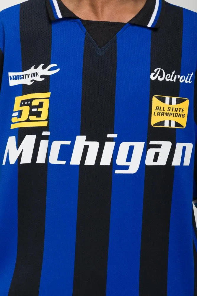 Soccer Jersey Blue