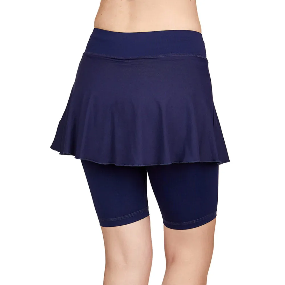 Sofibella Jan Bermuda Womens Tennis Skirt with Biker Shorts