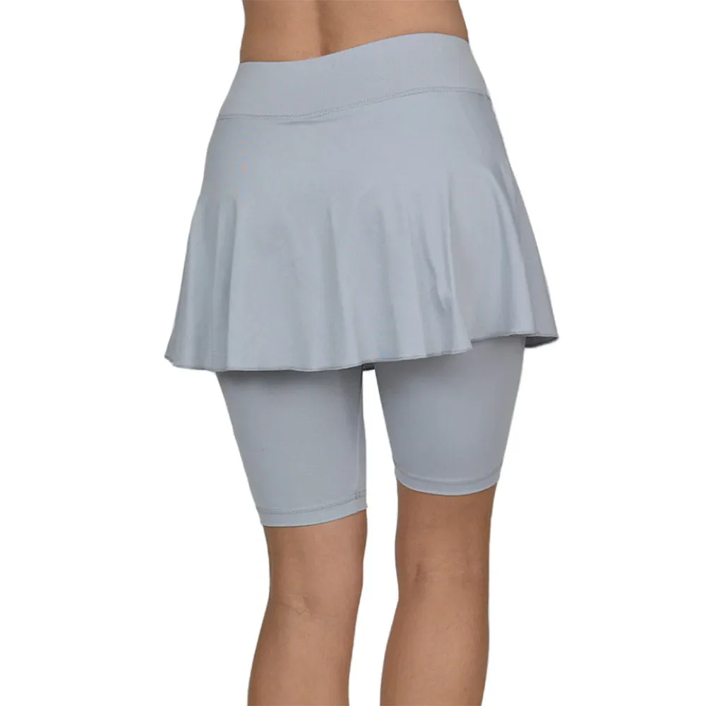 Sofibella Jan Bermuda Womens Tennis Skirt with Biker Shorts