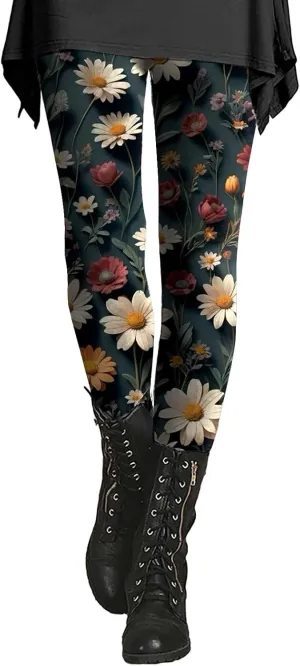 Soft Buttery Leggings for Women Plus Size Tummy Control Leggings Christmas Leggings Tummy Control