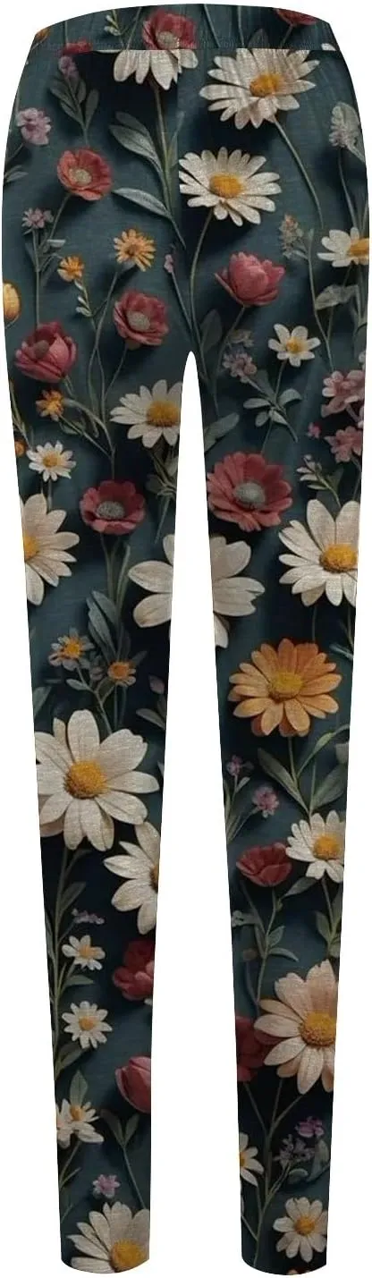Soft Buttery Leggings for Women Plus Size Tummy Control Leggings Christmas Leggings Tummy Control