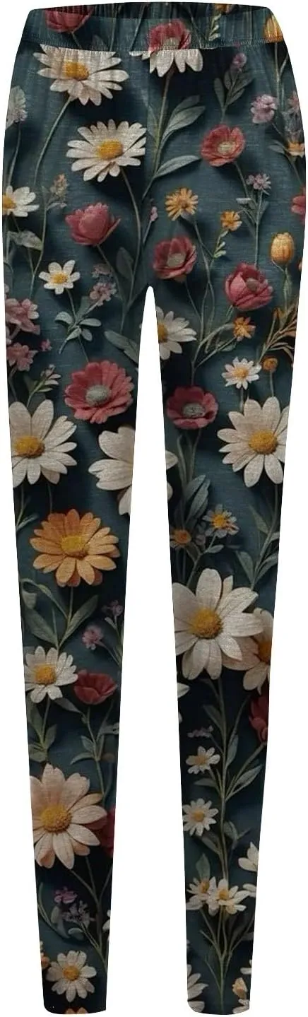 Soft Buttery Leggings for Women Plus Size Tummy Control Leggings Christmas Leggings Tummy Control