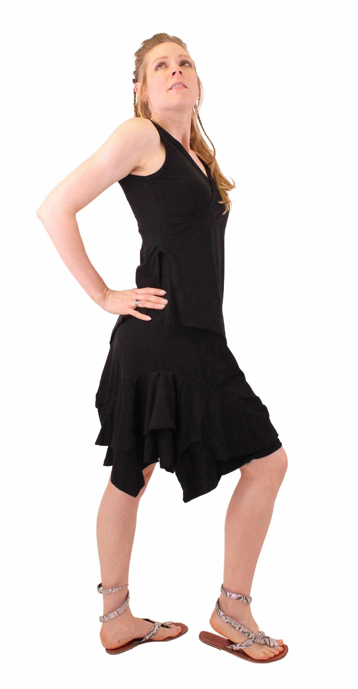 Pixie Dress Ribbed-Texture