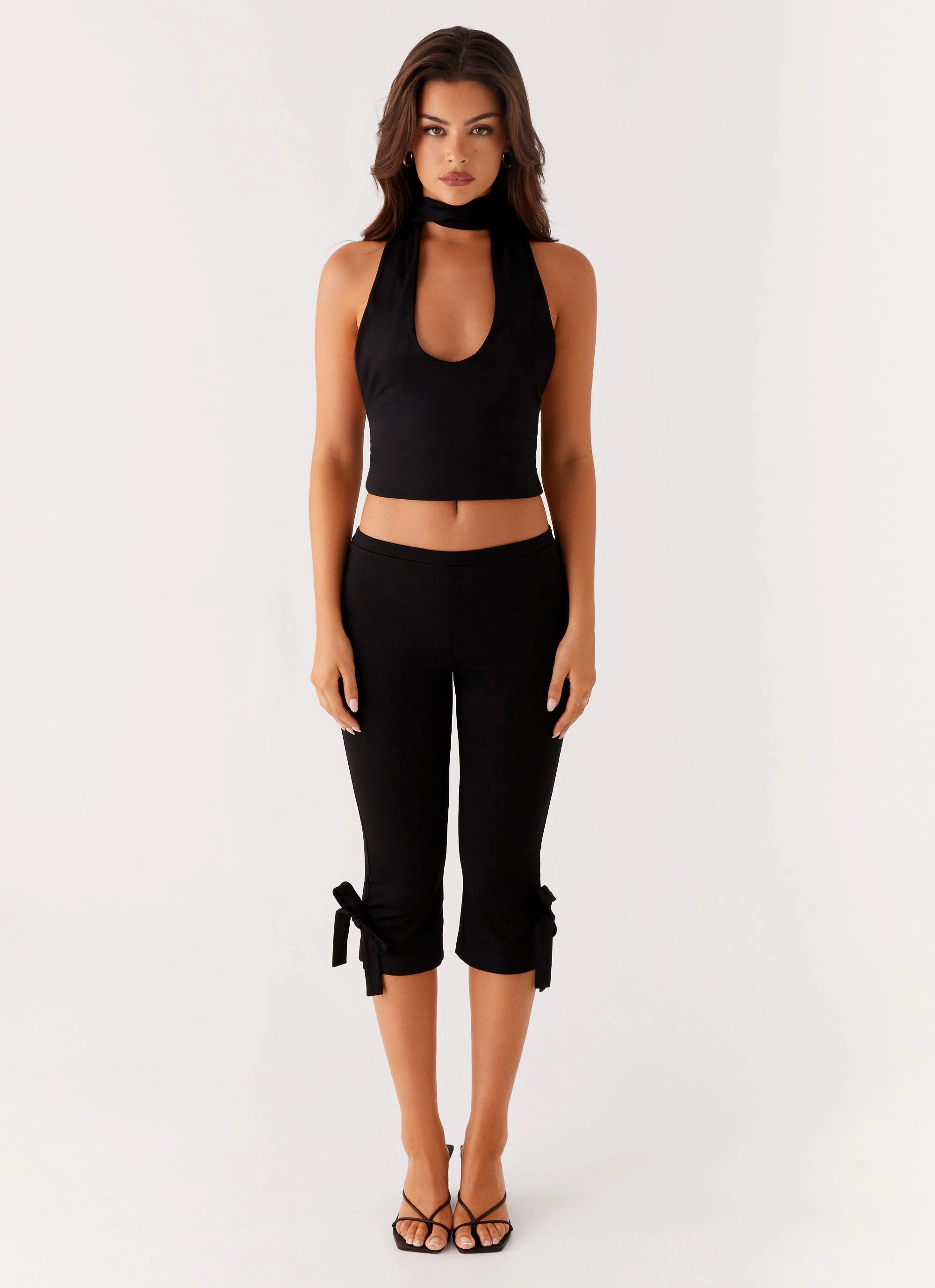 Takeover Capri Pants - Black Comfort Fit Wear